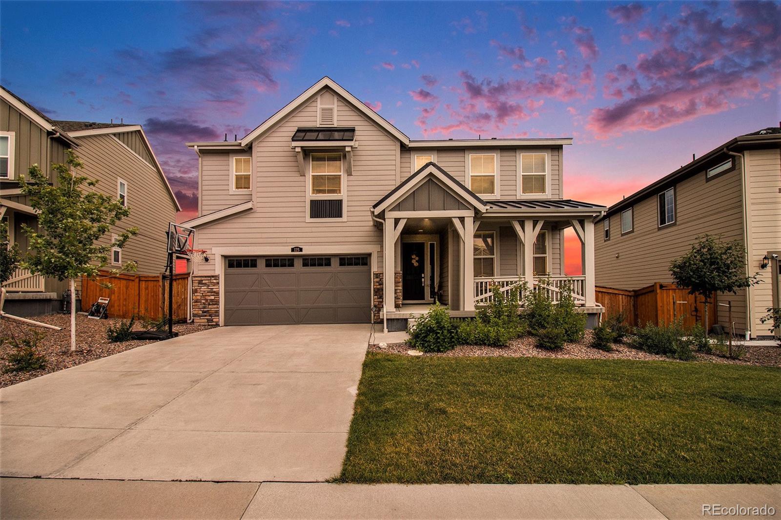 125  Green Fee Circle, castle pines MLS: 4441935 Beds: 4 Baths: 4 Price: $799,900