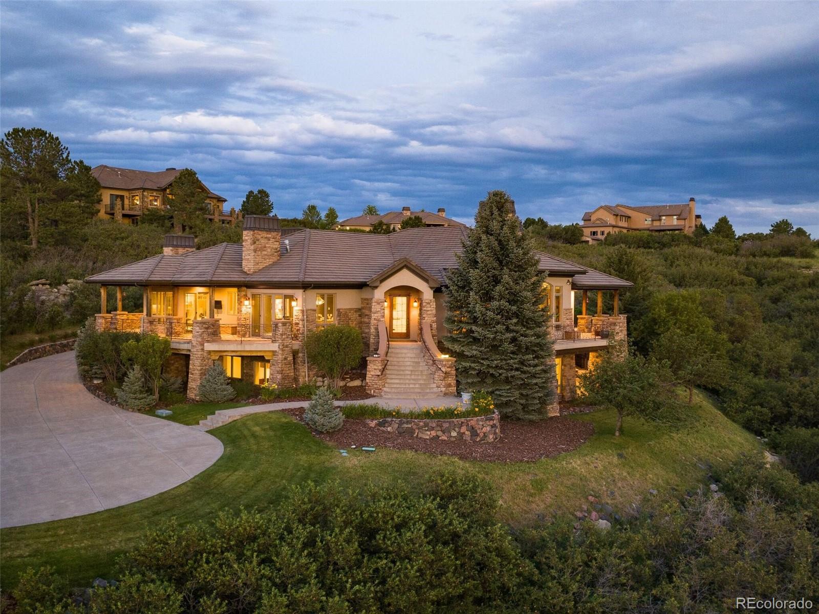 13138  Whisper Canyon Road, castle pines MLS: 5846302 Beds: 4 Baths: 6 Price: $2,850,000