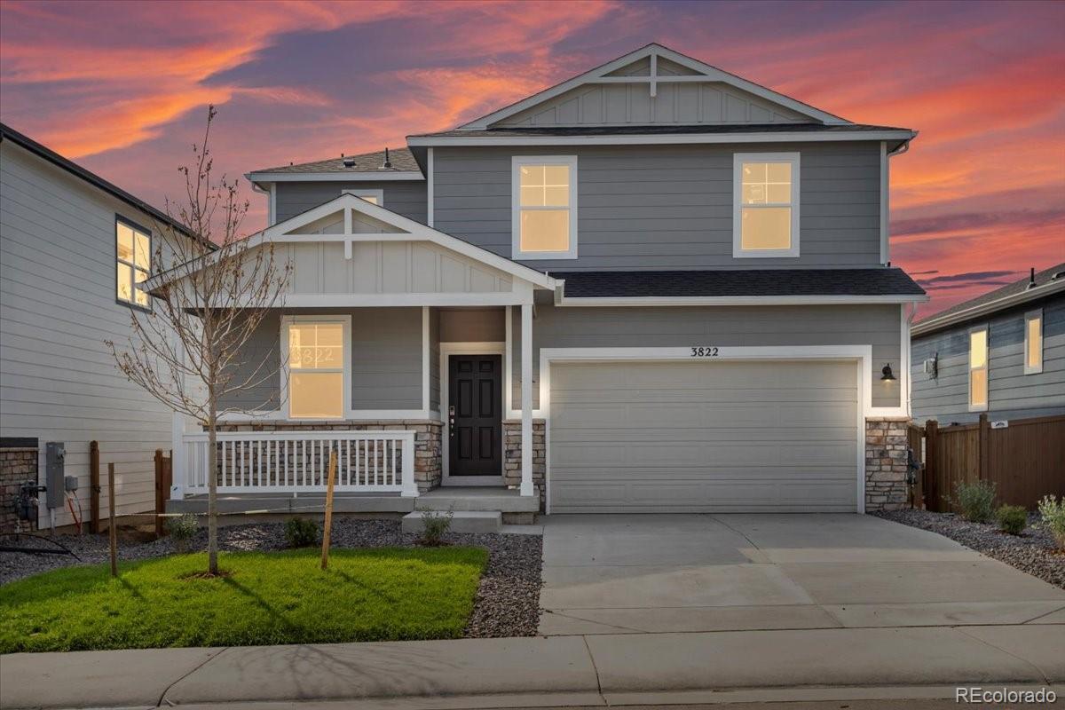 3822  Red Valley Lane, castle rock MLS: 9530663 Beds: 3 Baths: 3 Price: $584,990