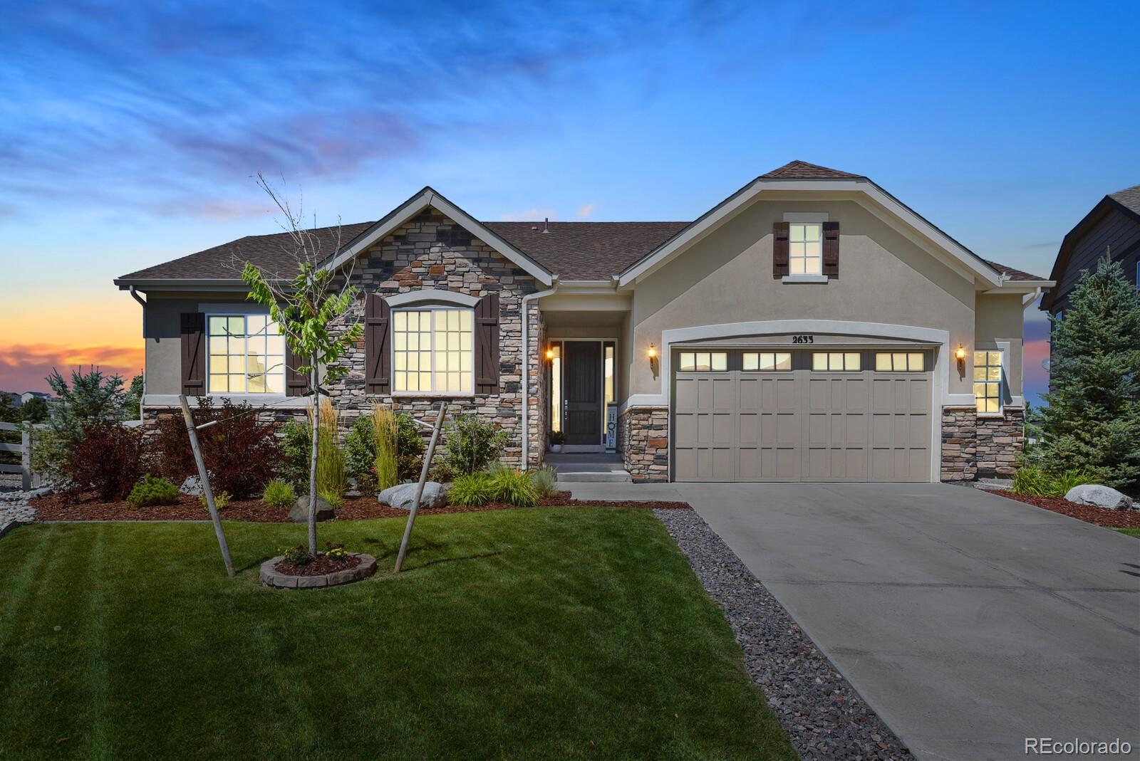 2633  Hillcroft Lane, castle rock MLS: 3230575 Beds: 5 Baths: 3 Price: $898,000