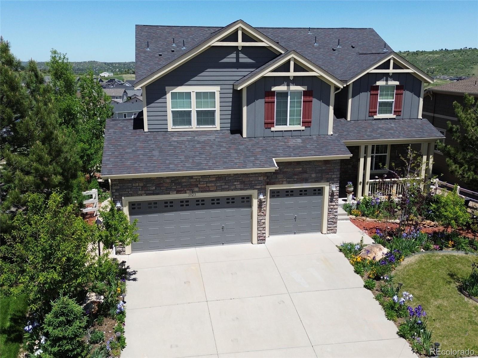 3923  Eagle Tail Lane, castle rock MLS: 3455056 Beds: 4 Baths: 4 Price: $837,000