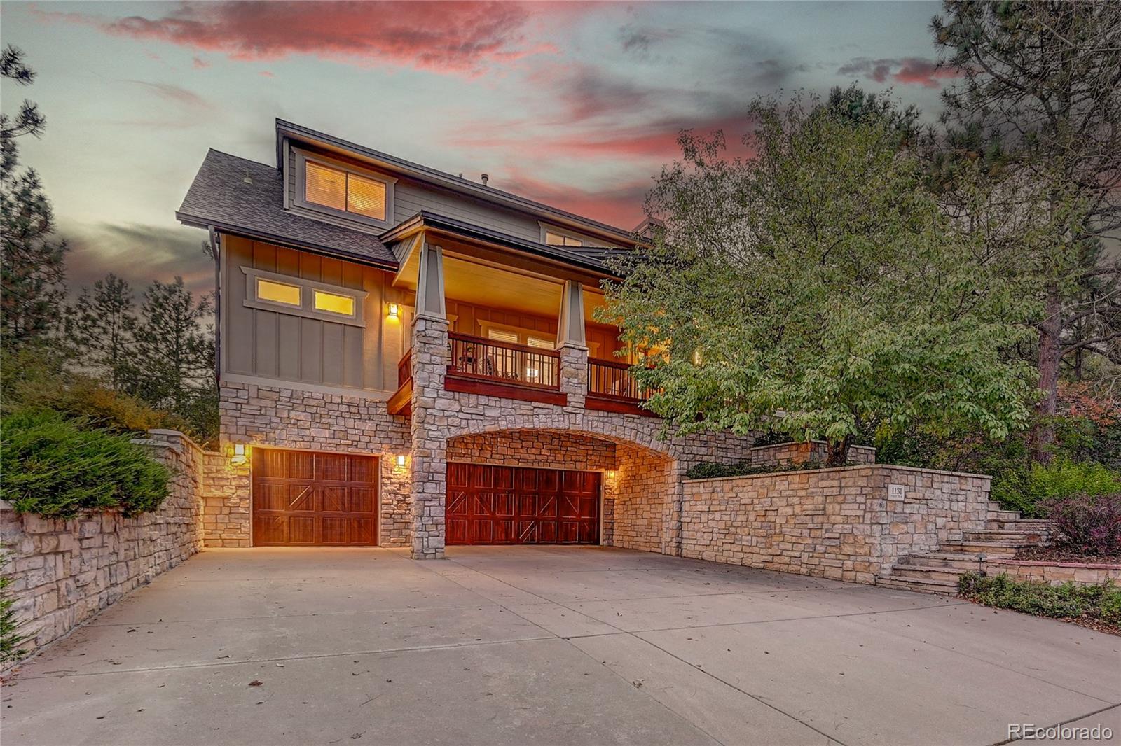 1131  Forest Trails Drive, castle pines MLS: 6888133 Beds: 4 Baths: 5 Price: $1,275,000