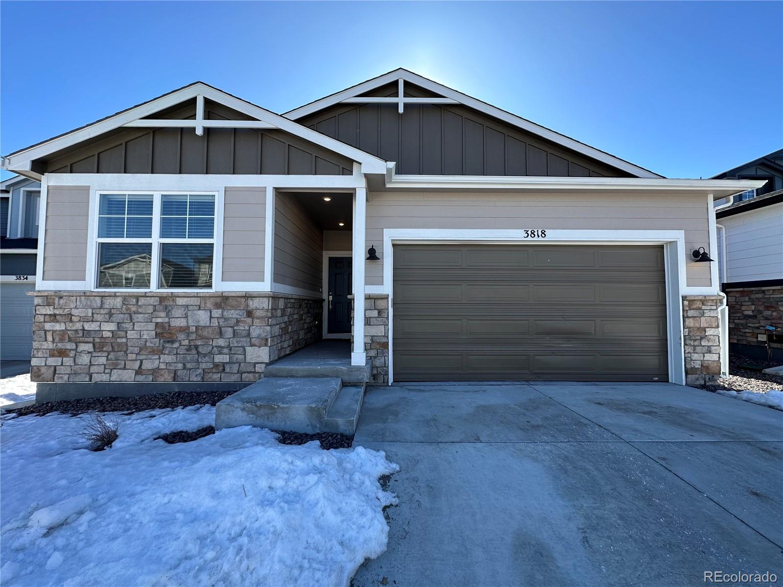 3818  Sandy Vista Trail, castle rock MLS: 8341189 Beds: 3 Baths: 2 Price: $584,900