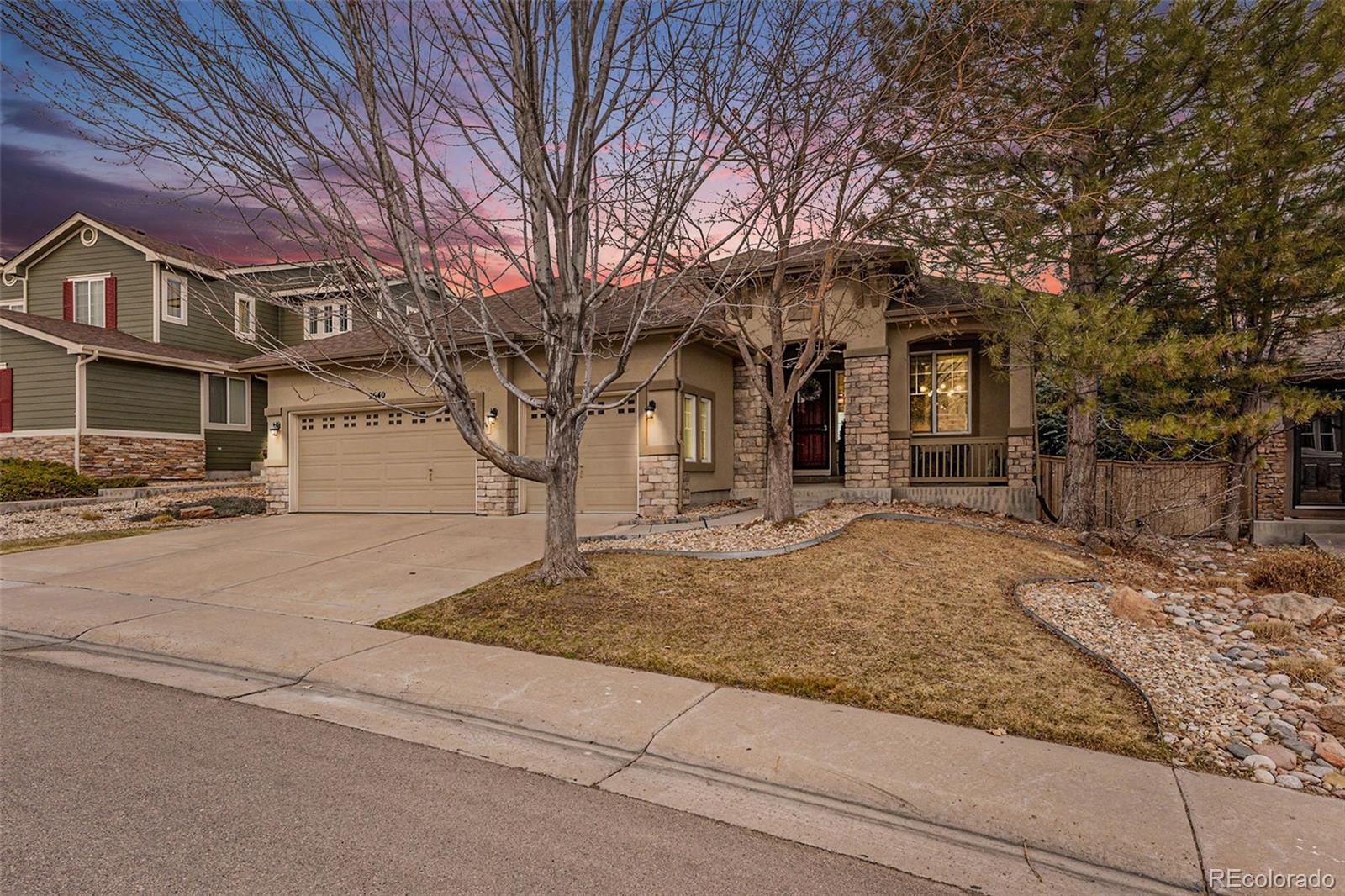 2640  Pemberly Avenue, highlands ranch MLS: 5514437 Beds: 4 Baths: 4 Price: $1,000,000