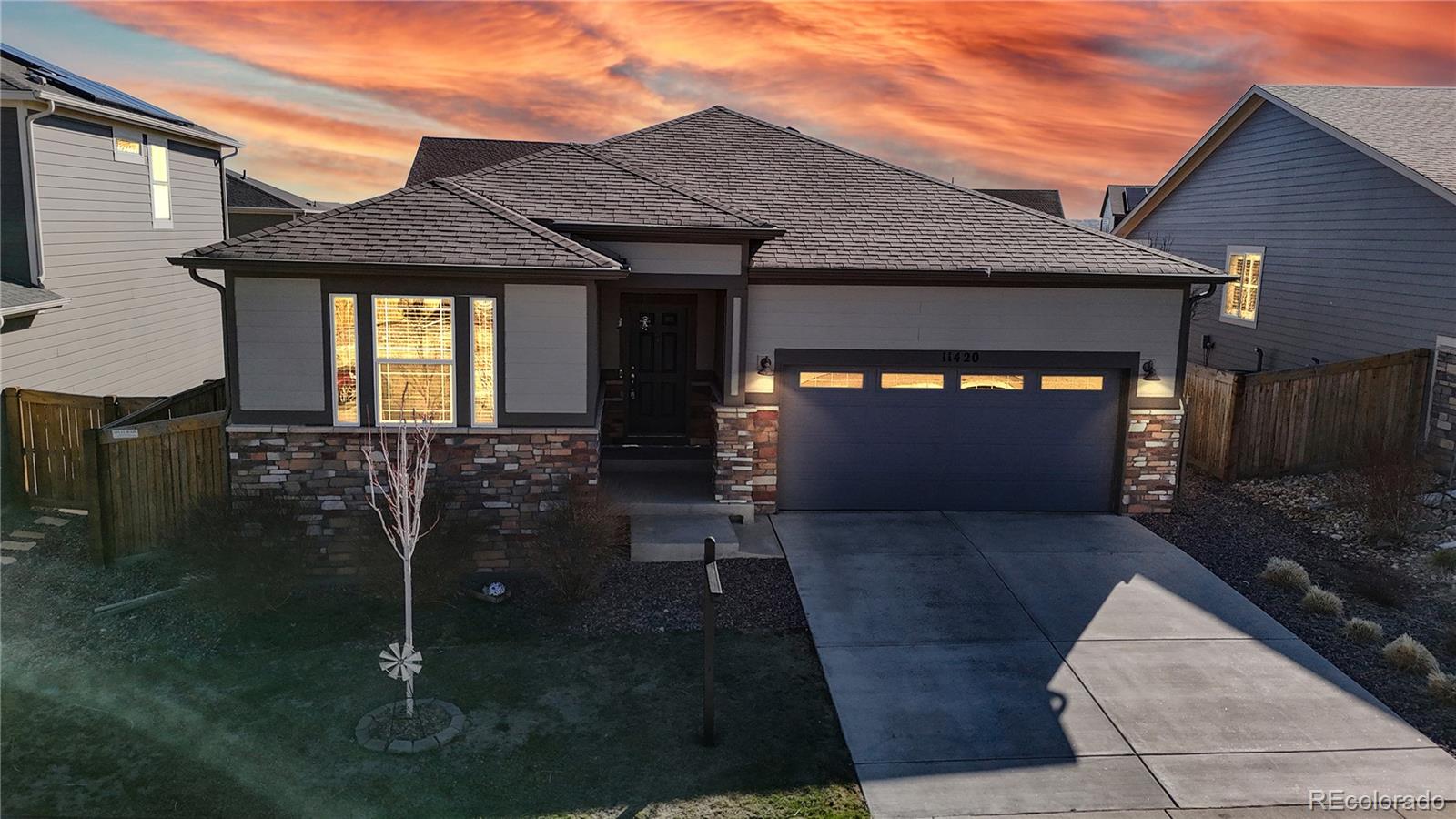 11420  Crater Lake Street, parker MLS: 7653513 Beds: 3 Baths: 2 Price: $599,900