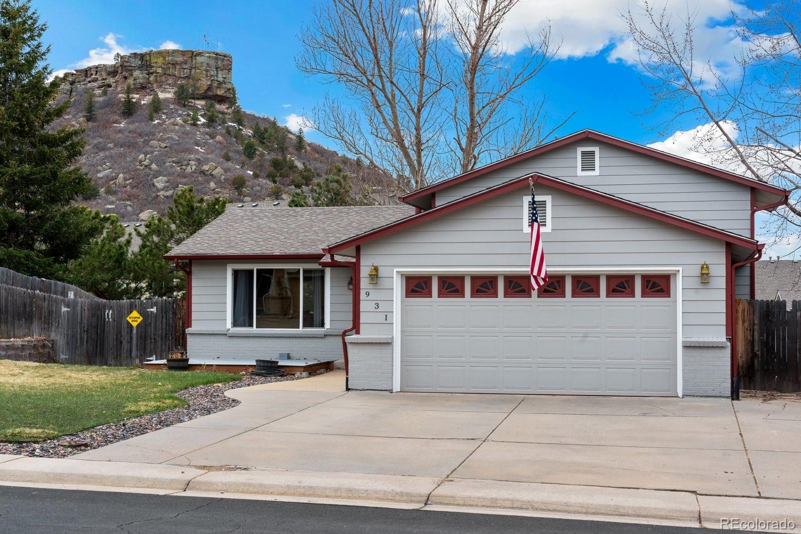 931  Mountain View Drive, castle rock MLS: 6920104 Beds: 3 Baths: 3 Price: $550,000