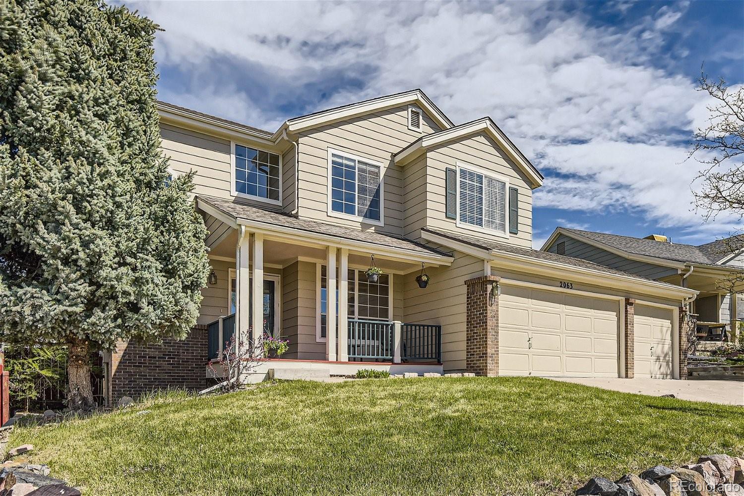 2063  Shiloh Drive, castle rock MLS: 4506978 Beds: 3 Baths: 4 Price: $569,900