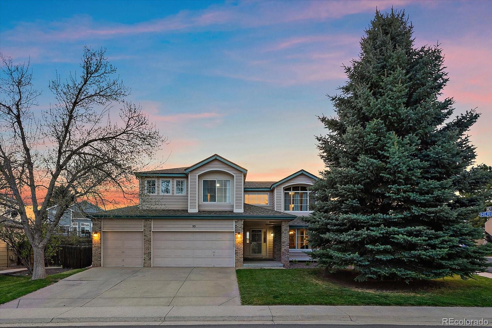 93  Heritage Avenue, castle rock MLS: 3629963 Beds: 4 Baths: 4 Price: $650,000