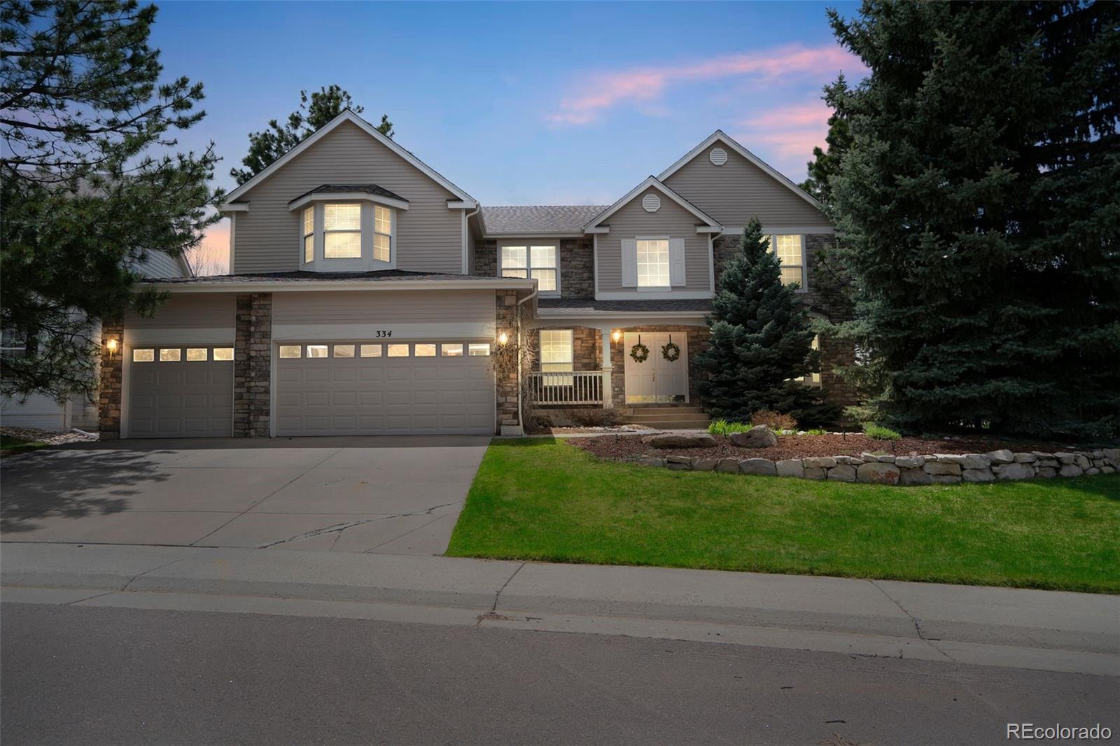 334  Ingleton Place, castle pines MLS: 8621275 Beds: 5 Baths: 5 Price: $950,000