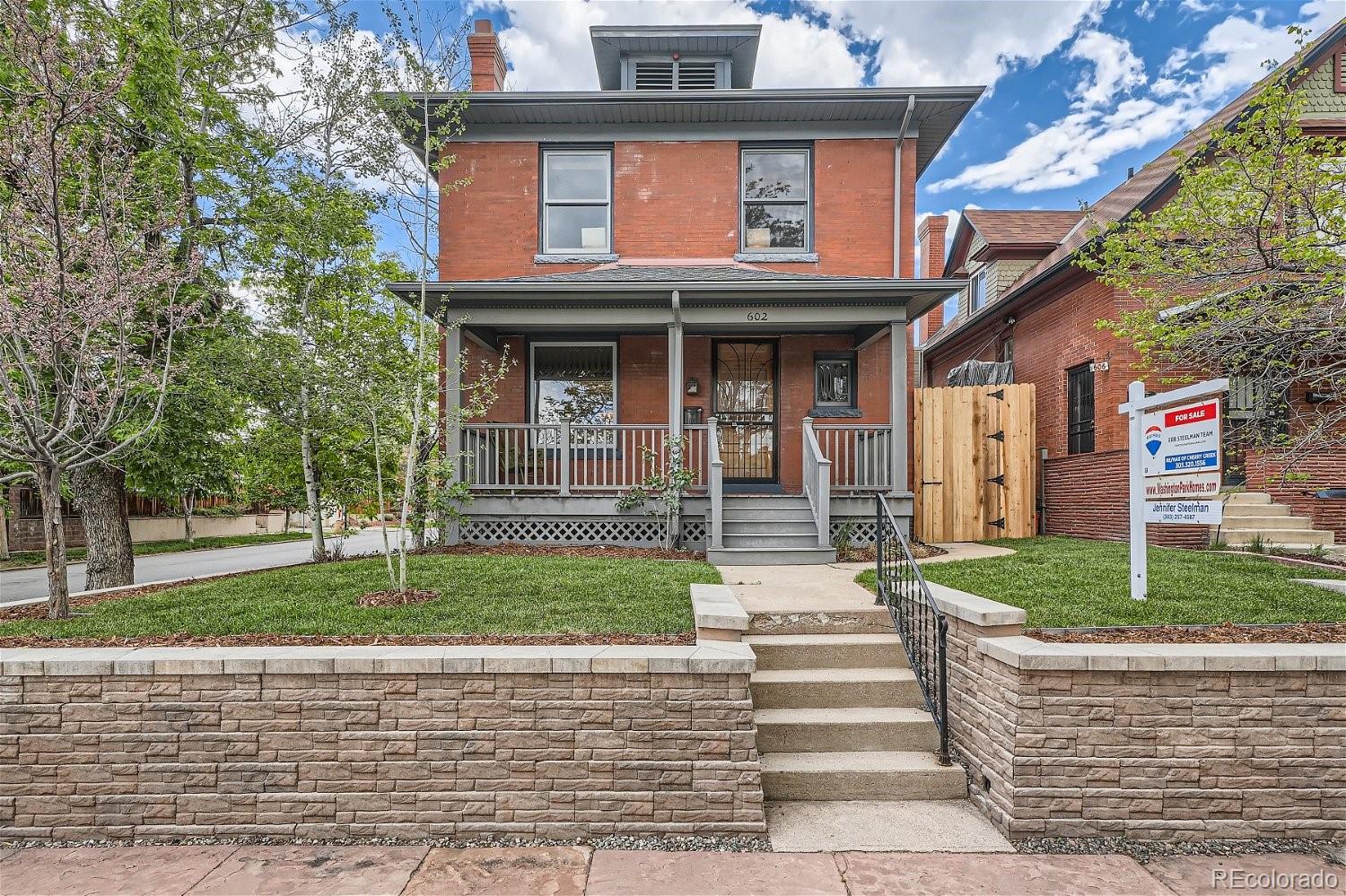 602 S Sherman Street, denver MLS: 6504884 Beds: 3 Baths: 3 Price: $975,000