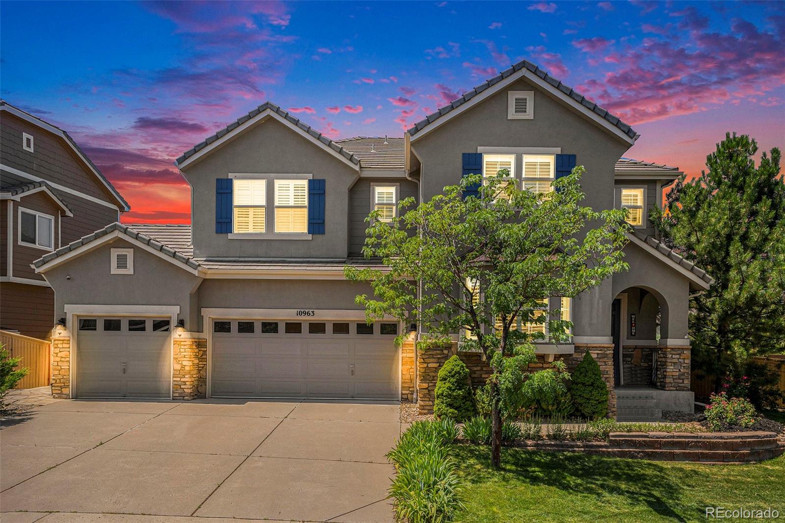 10963  Timber Ridge Lane, highlands ranch MLS: 6592350 Beds: 4 Baths: 4 Price: $899,000