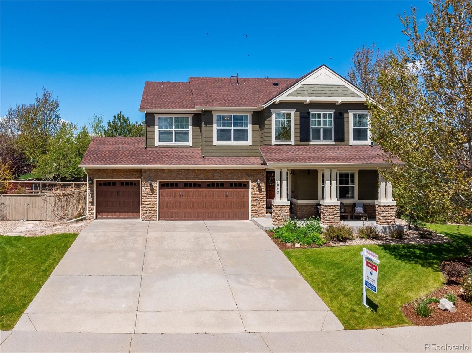 7042  Winthrop Circle, castle rock MLS: 6495289 Beds: 5 Baths: 4 Price: $875,000