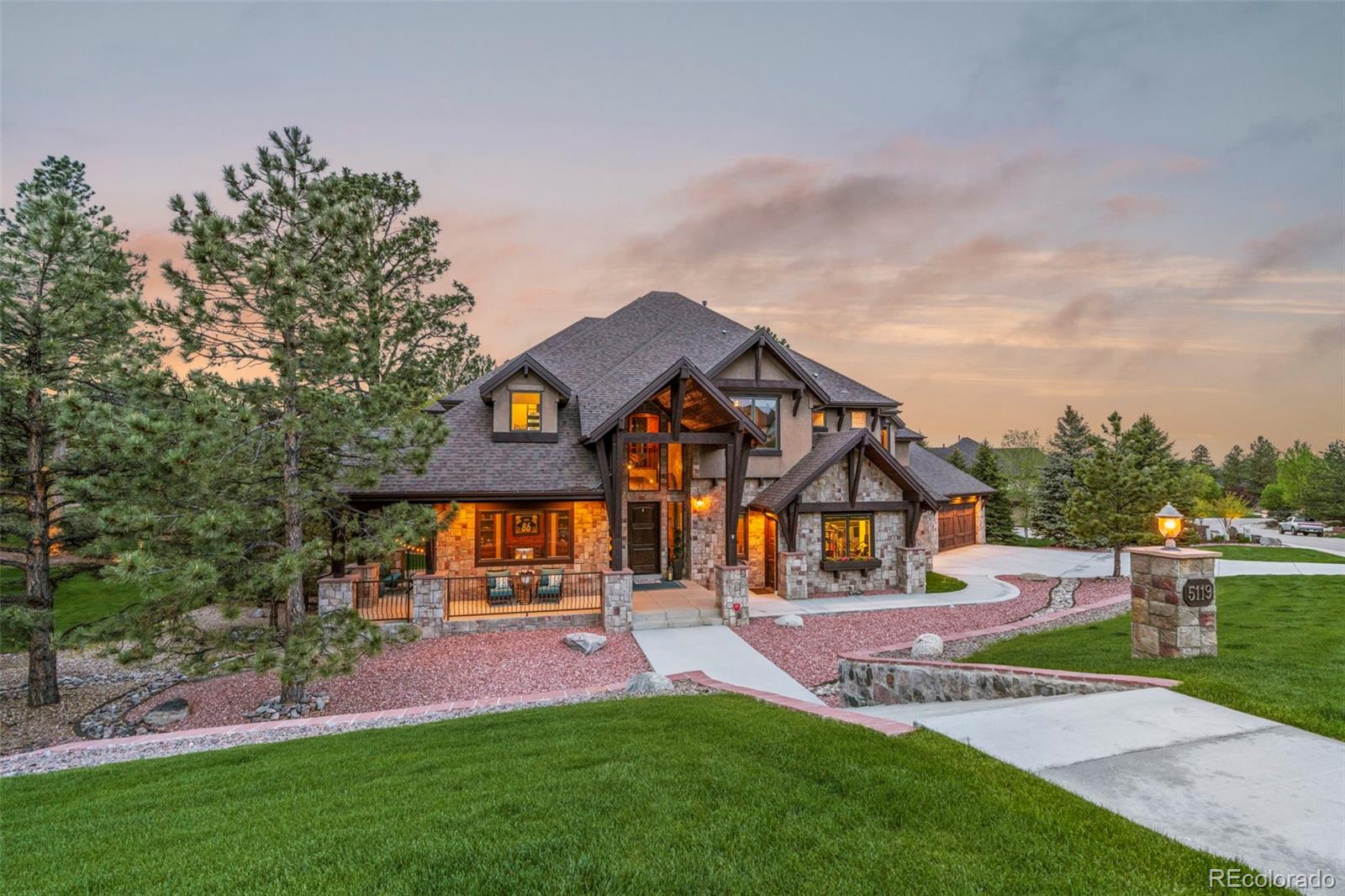 5119  Serene View Way, parker MLS: 4875925 Beds: 5 Baths: 6 Price: $1,875,000