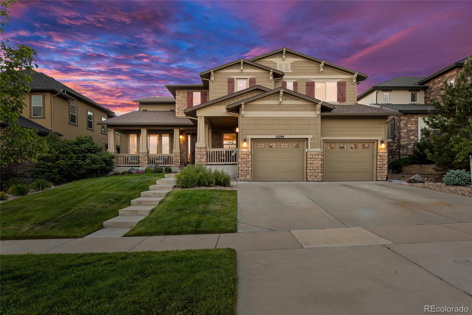 25749 E Dry Creek Drive, aurora MLS: 9758215 Beds: 4 Baths: 4 Price: $950,000