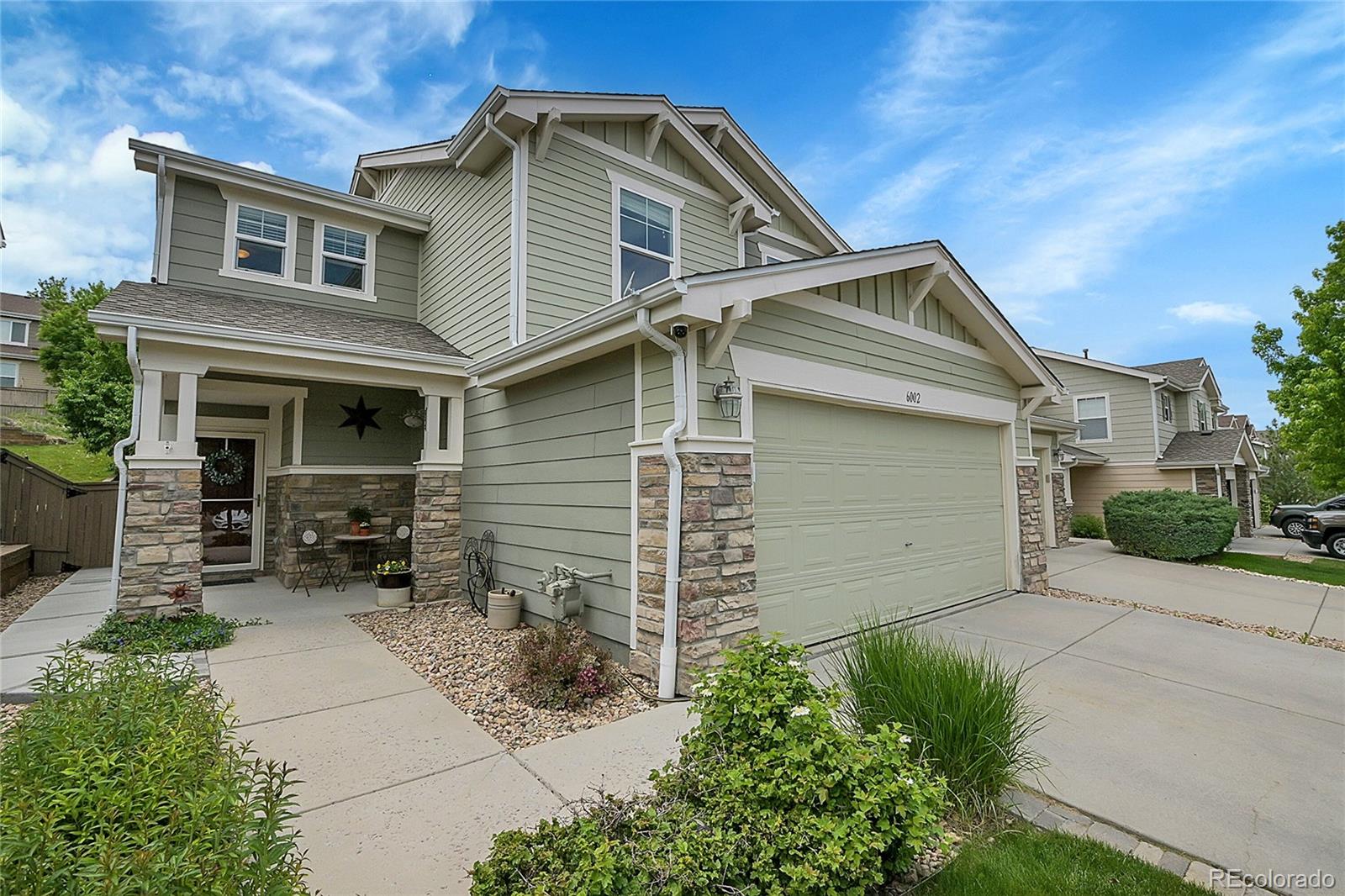 6002  Turnstone Place, castle rock MLS: 7824522 Beds: 3 Baths: 3 Price: $495,000