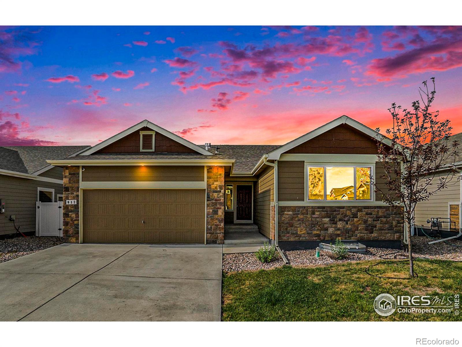 917  Ponderosa Drive, severance MLS: 4567891011737 Beds: 3 Baths: 2 Price: $429,900