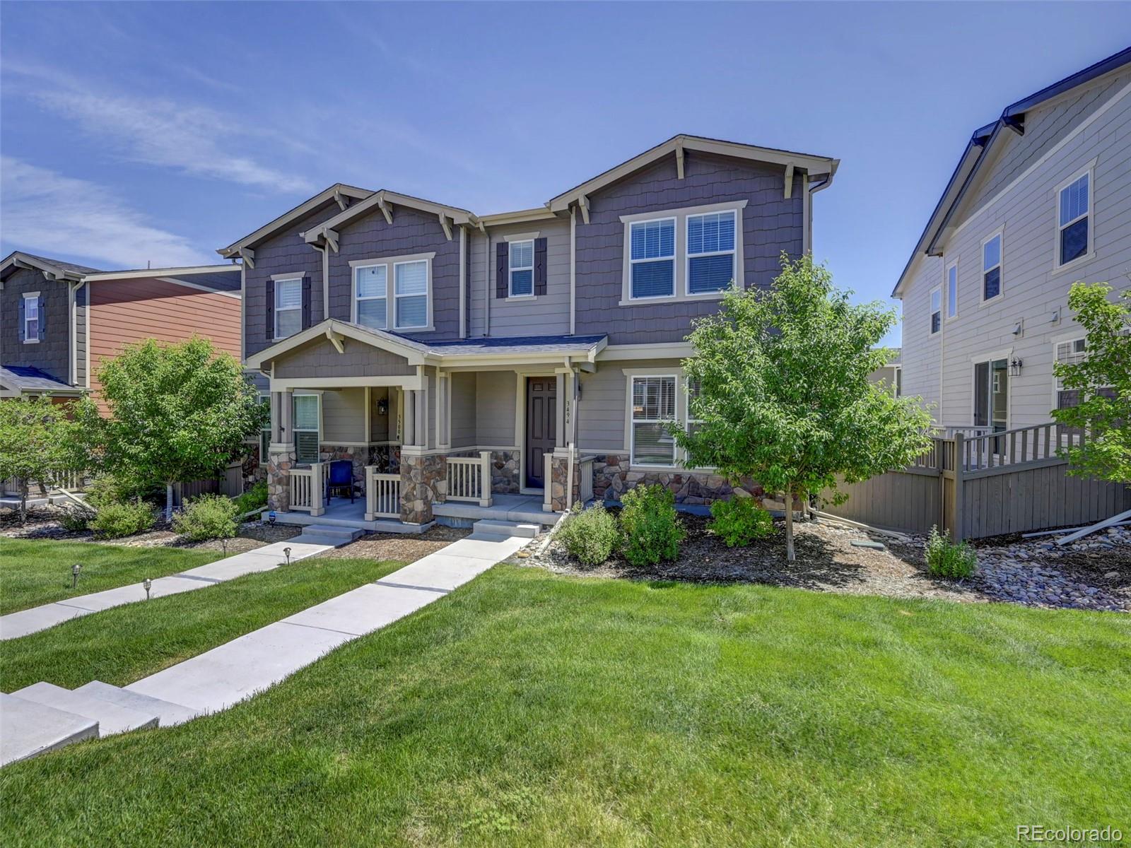 3494  Emily Street, castle rock MLS: 8577379 Beds: 3 Baths: 3 Price: $520,000