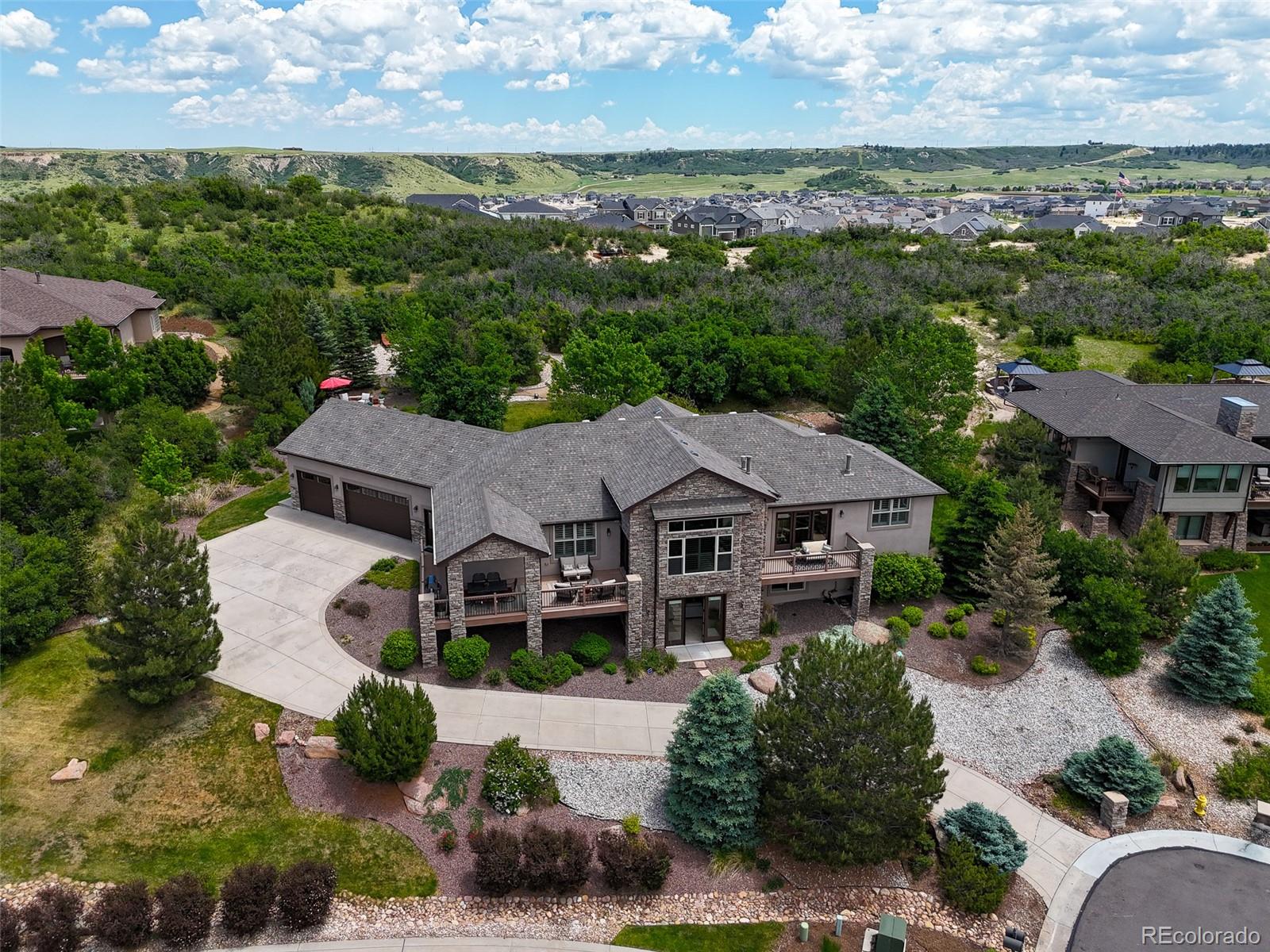 1457  Gentry Place, castle rock MLS: 8566390 Beds: 4 Baths: 4 Price: $1,400,000