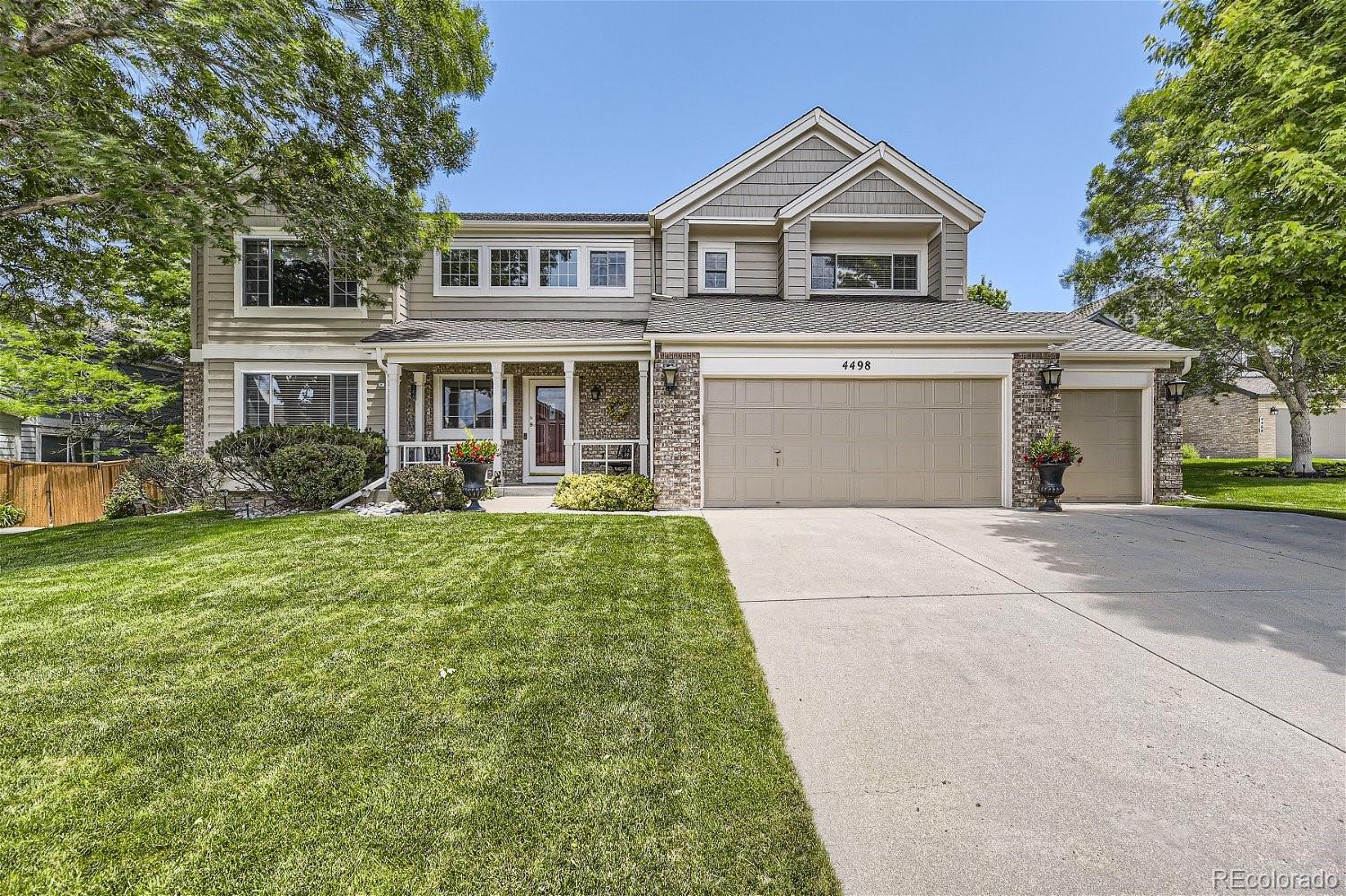 4498  Buena Vista Court, castle rock MLS: 2436894 Beds: 4 Baths: 4 Price: $775,000