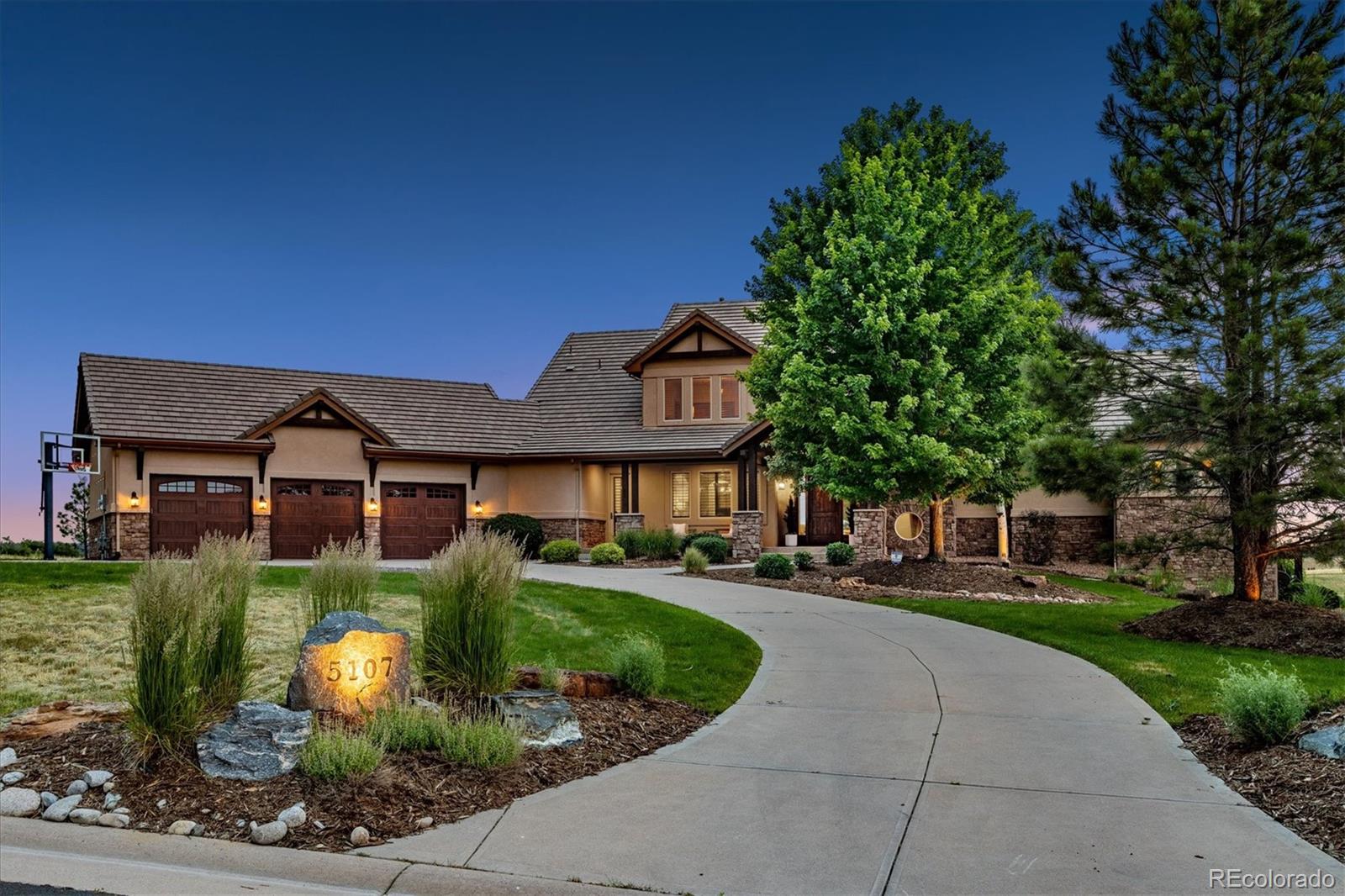 5107  Raintree Circle, parker MLS: 6093053 Beds: 5 Baths: 7 Price: $2,275,000