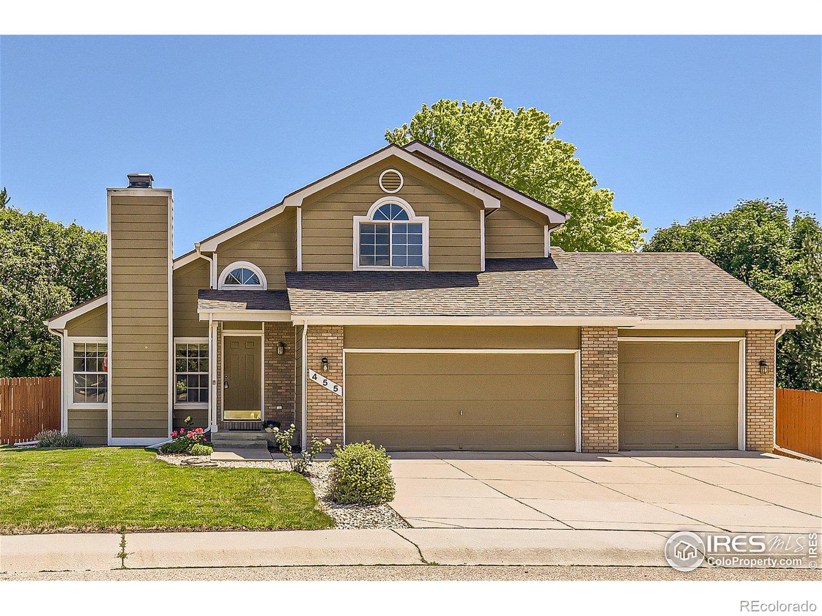 455  Derry Drive, fort collins MLS: 4567891013156 Beds: 3 Baths: 3 Price: $539,000