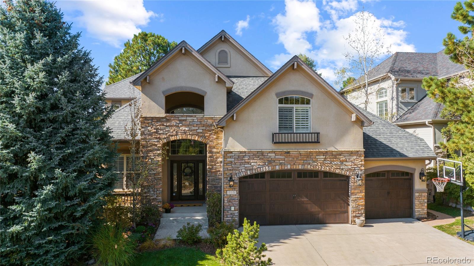 915  Greenridge Lane, castle pines MLS: 9186278 Beds: 5 Baths: 5 Price: $1,299,000