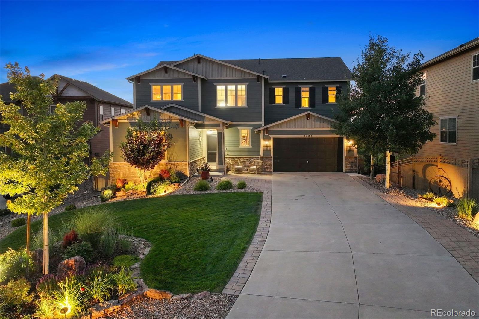 4324  Manorbrier Circle, castle rock MLS: 7919284 Beds: 4 Baths: 4 Price: $799,000