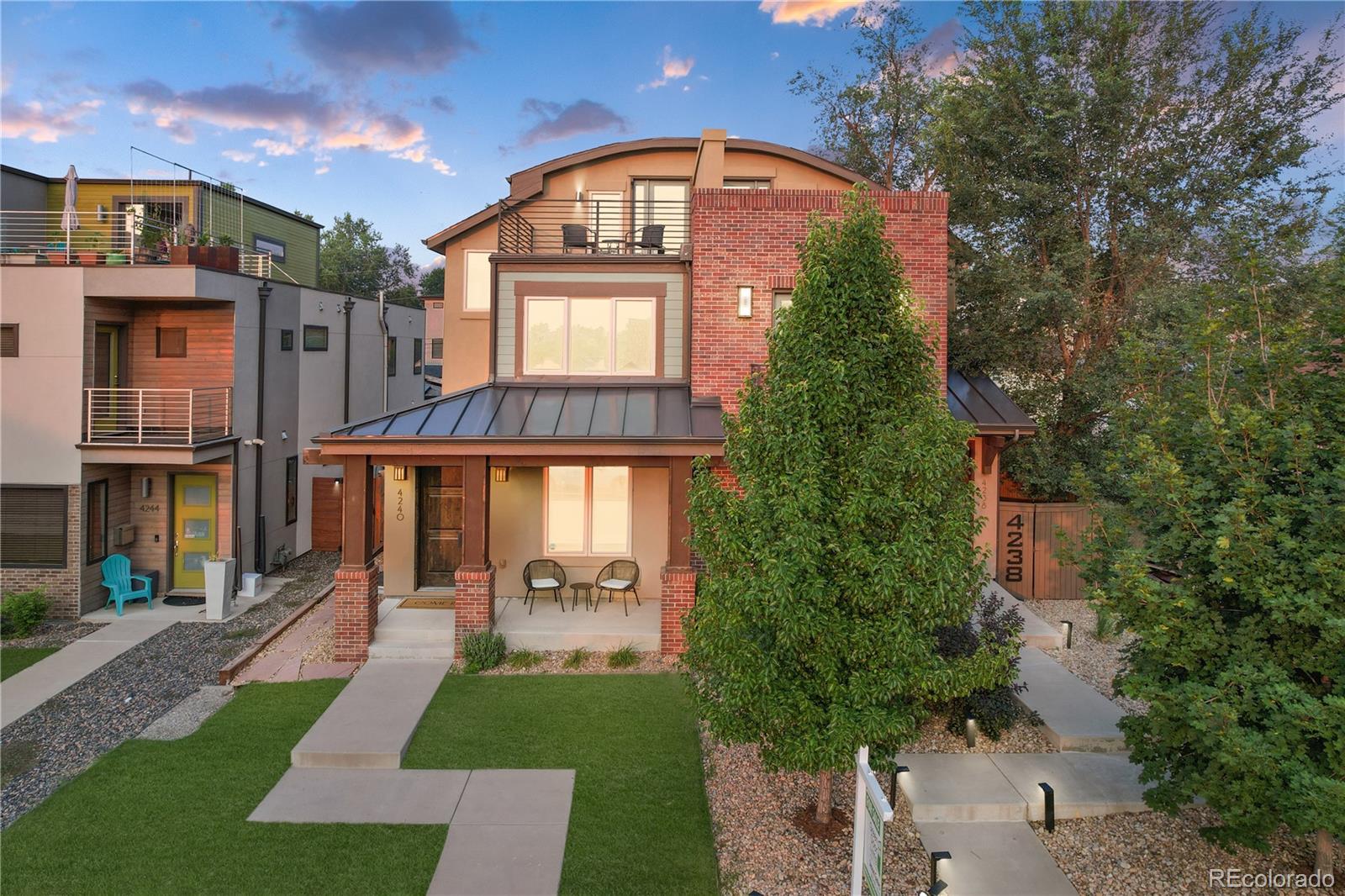 4240  Stuart Street, denver MLS: 5631650 Beds: 5 Baths: 5 Price: $1,135,000