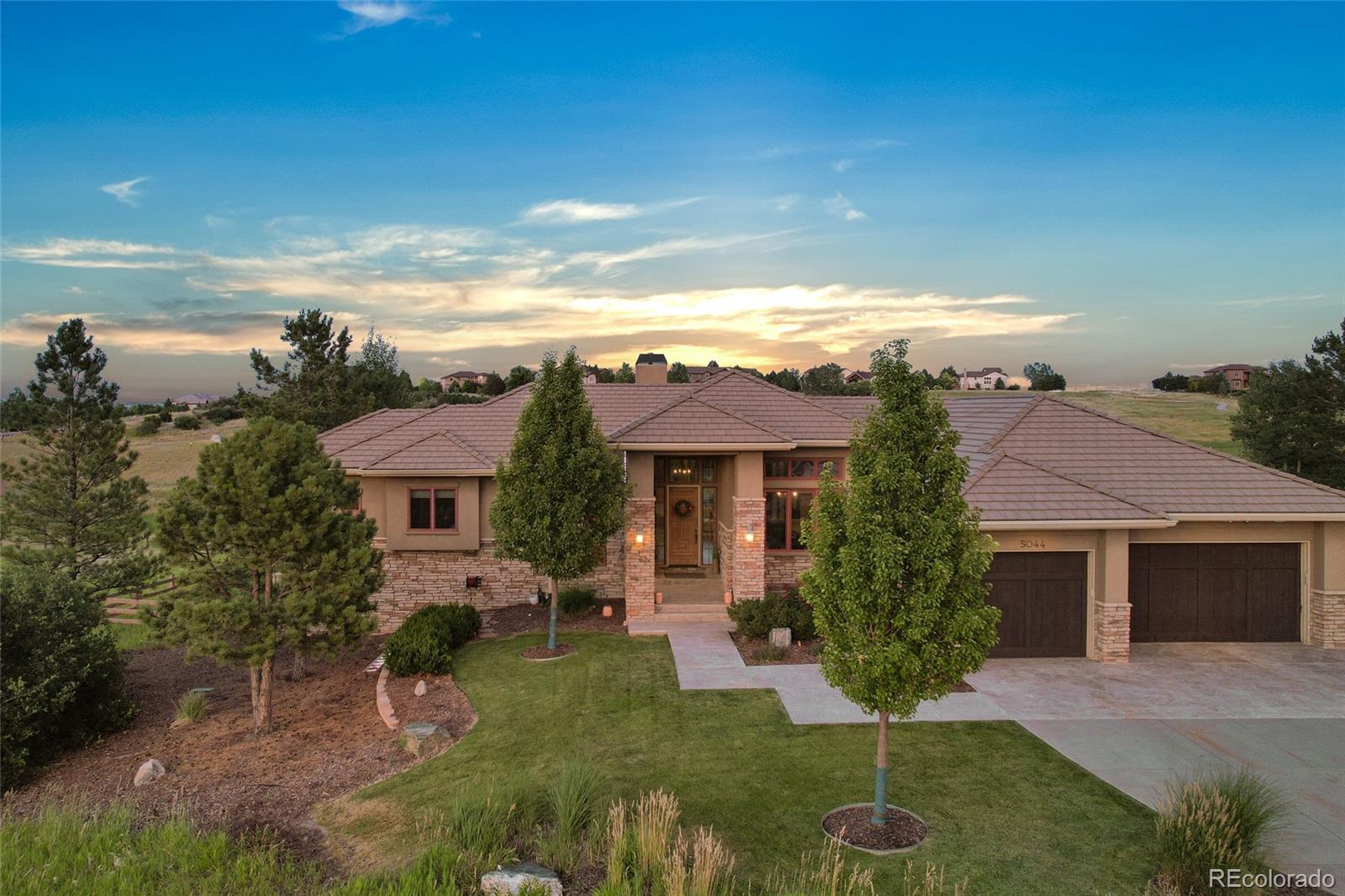 5044  Starry Sky Way, parker MLS: 7028359 Beds: 4 Baths: 5 Price: $1,675,000