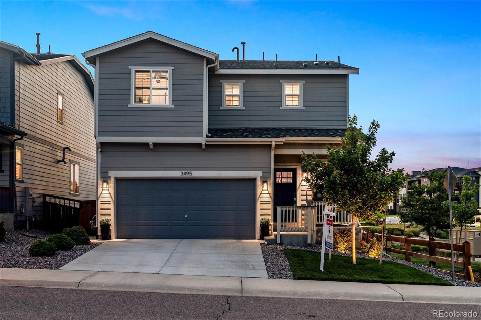 3495  Evening Place, castle rock MLS: 5544763 Beds: 3 Baths: 3 Price: $599,900