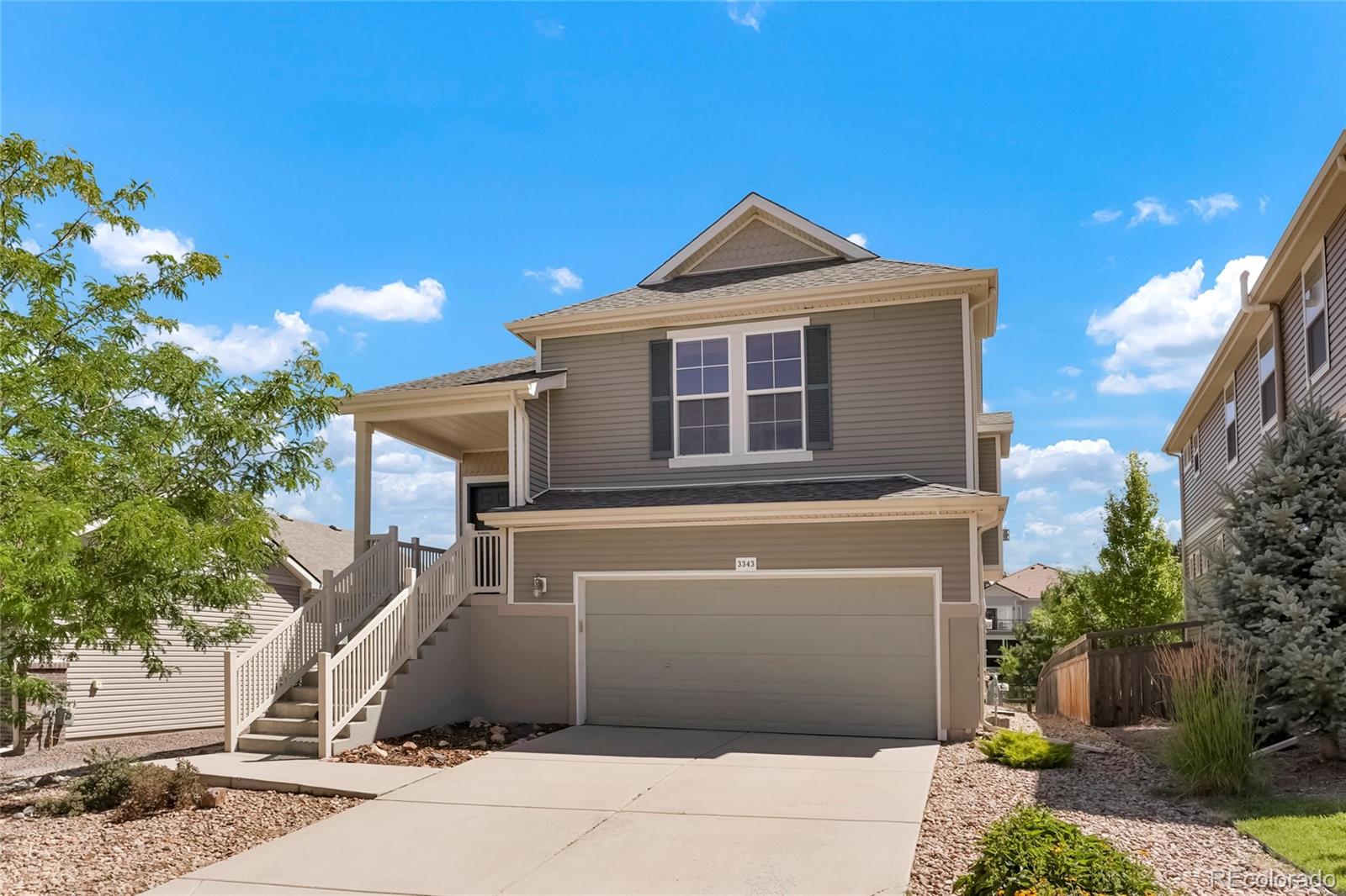 3343  Starry Night Loop, castle rock MLS: 8597203 Beds: 3 Baths: 3 Price: $599,900