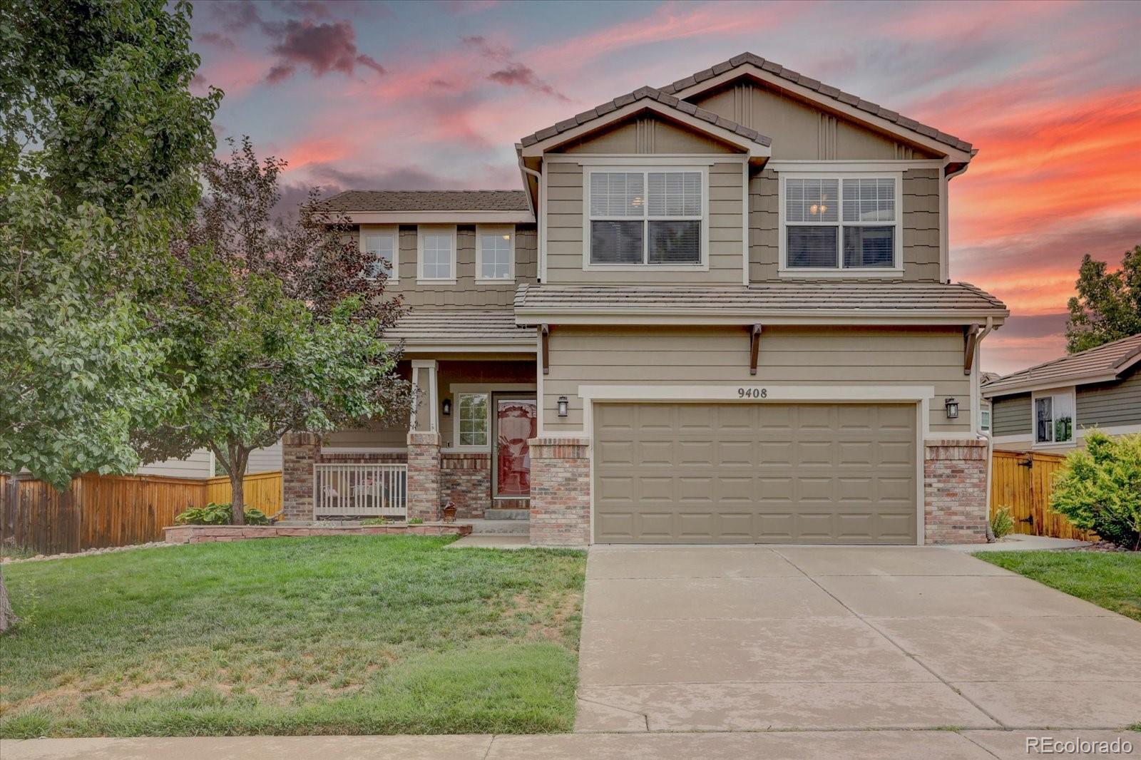 9408  Longstone Drive, parker MLS: 5613895 Beds: 3 Baths: 3 Price: $569,000