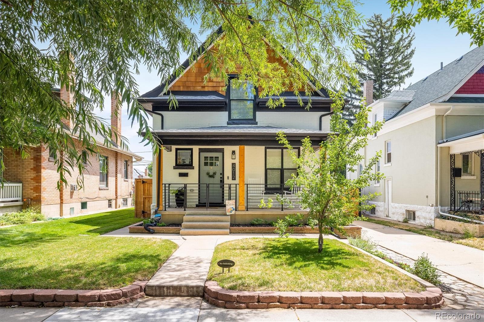 4012  Wyandot Street, denver MLS: 4616362 Beds: 3 Baths: 4 Price: $1,129,900