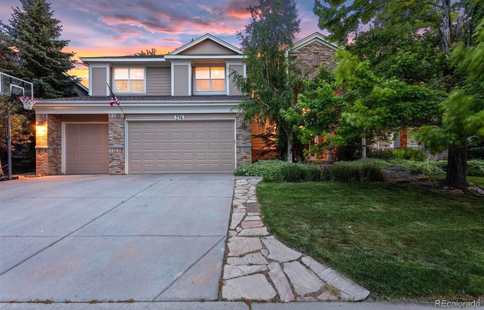 396  Winterthur Way, highlands ranch MLS: 2185929 Beds: 5 Baths: 5 Price: $980,000