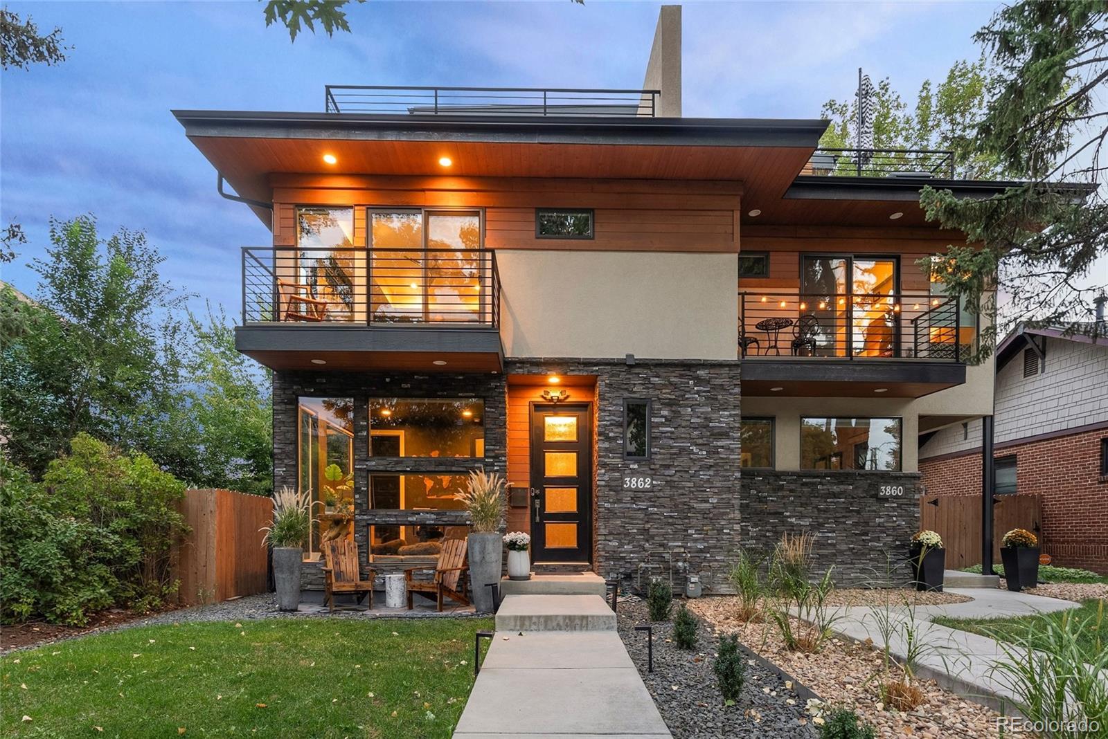 3862  Stuart Street, denver MLS: 5072647 Beds: 4 Baths: 4 Price: $1,098,000