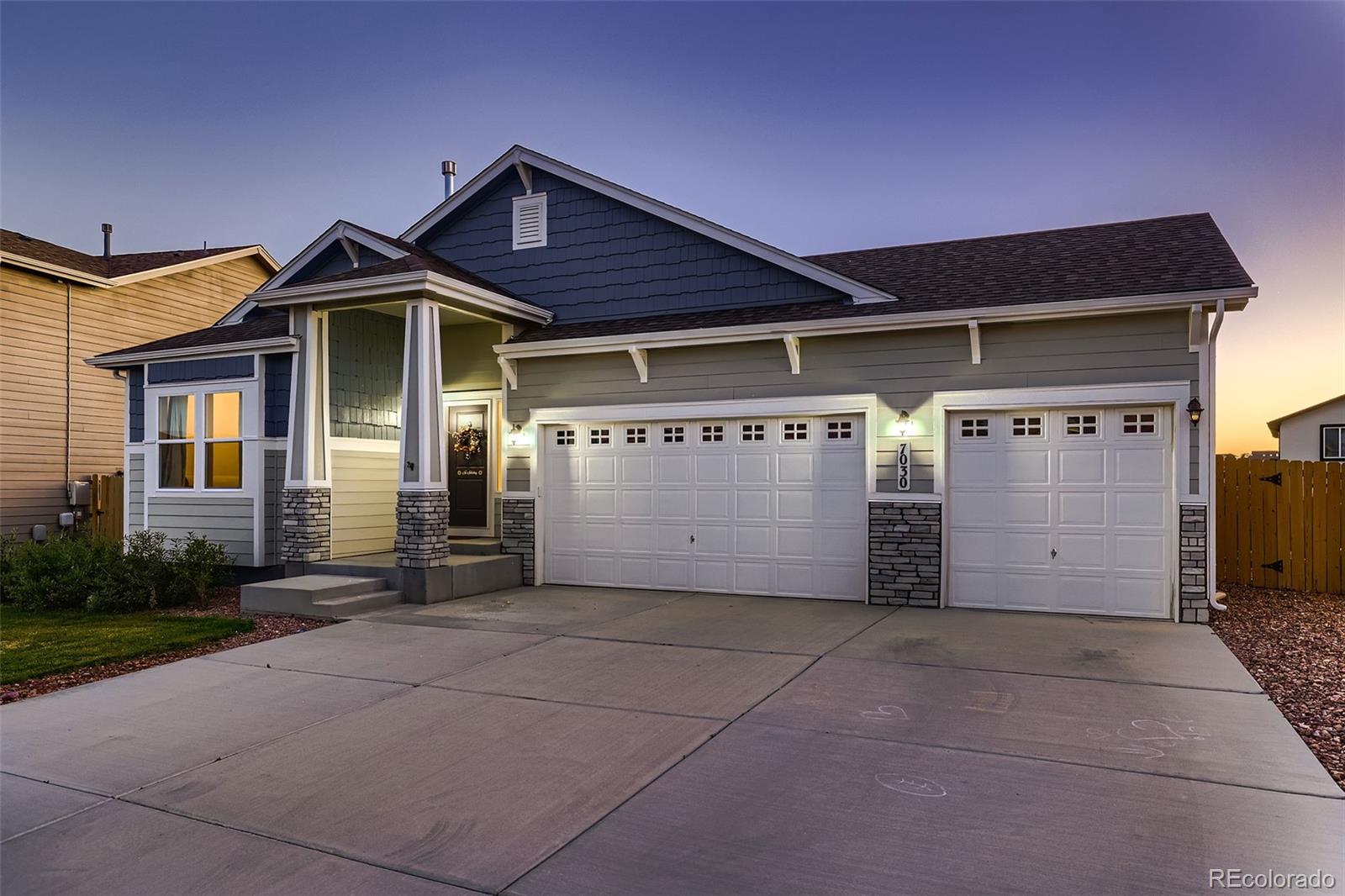 The Glen At Widefield Colorado Springs Home | MLS #: 55427247030  Peachleaf Drive, Colorado Springs Beds: 4 Baths: 3 Price: $595,000