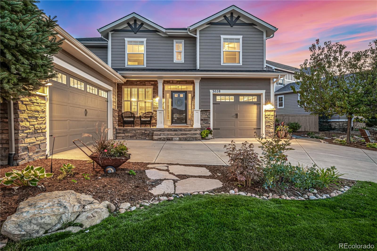 3028  Newbury Court, highlands ranch MLS: 5031739 Beds: 5 Baths: 5 Price: $1,274,900