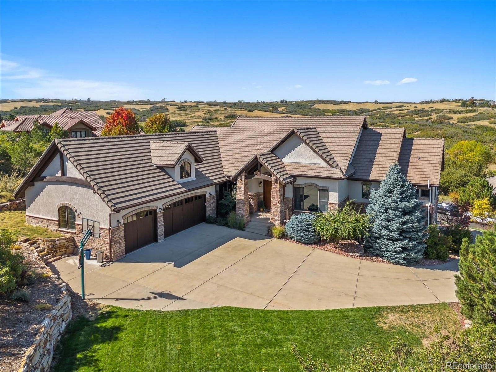 12778  Horizon Trail, castle pines MLS: 2948513 Beds: 4 Baths: 5 Price: $1,900,000