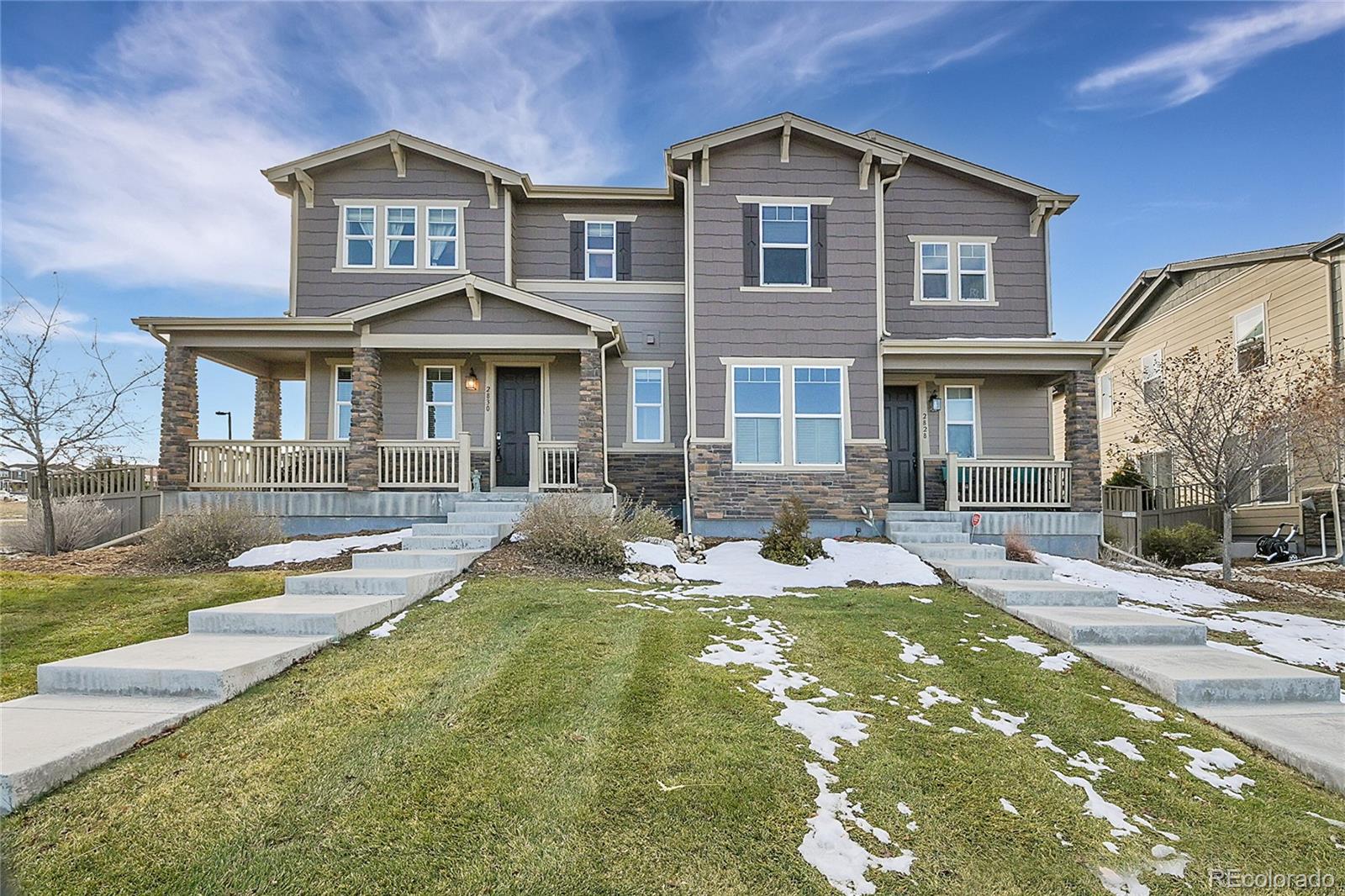 2830  Summer Day Avenue, castle rock MLS: 8133065 Beds: 3 Baths: 3 Price: $599,700