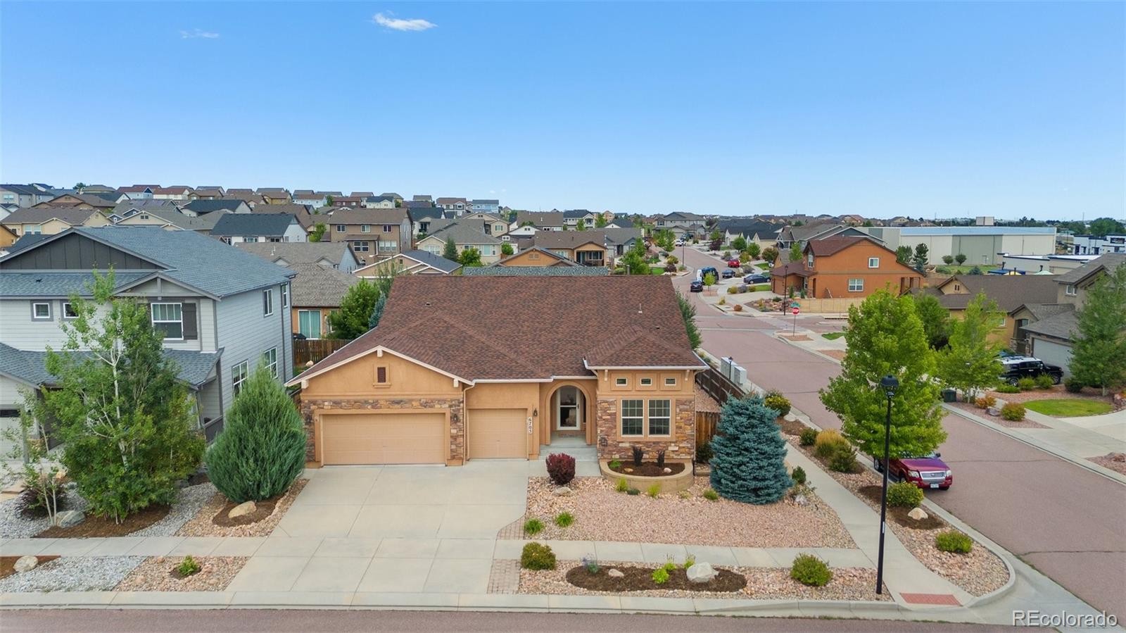 Indigo Ranch Colorado Springs Home | MLS #: 69016136705  Indian Feather Drive, Colorado Springs Beds: 4 Baths: 3 Price: $689,900