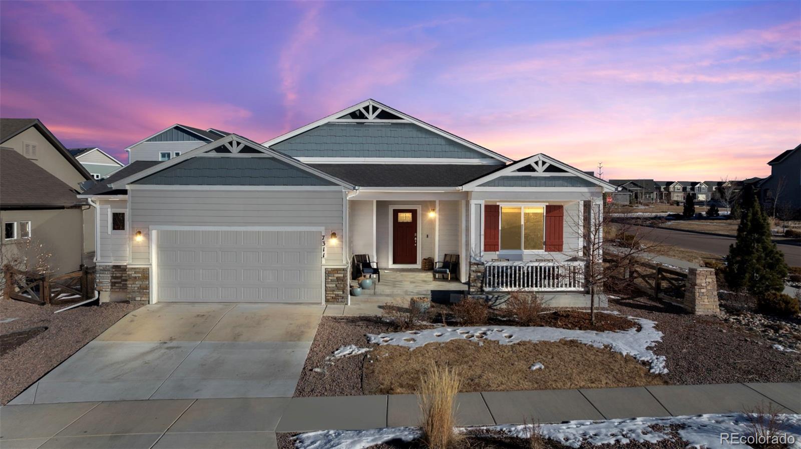 Banning Lewis Ranch Colorado Springs Home | MLS #: 42134327311  Rim Bluff Lane, Colorado Springs Beds: 5 Baths: 3 Price: $630,000