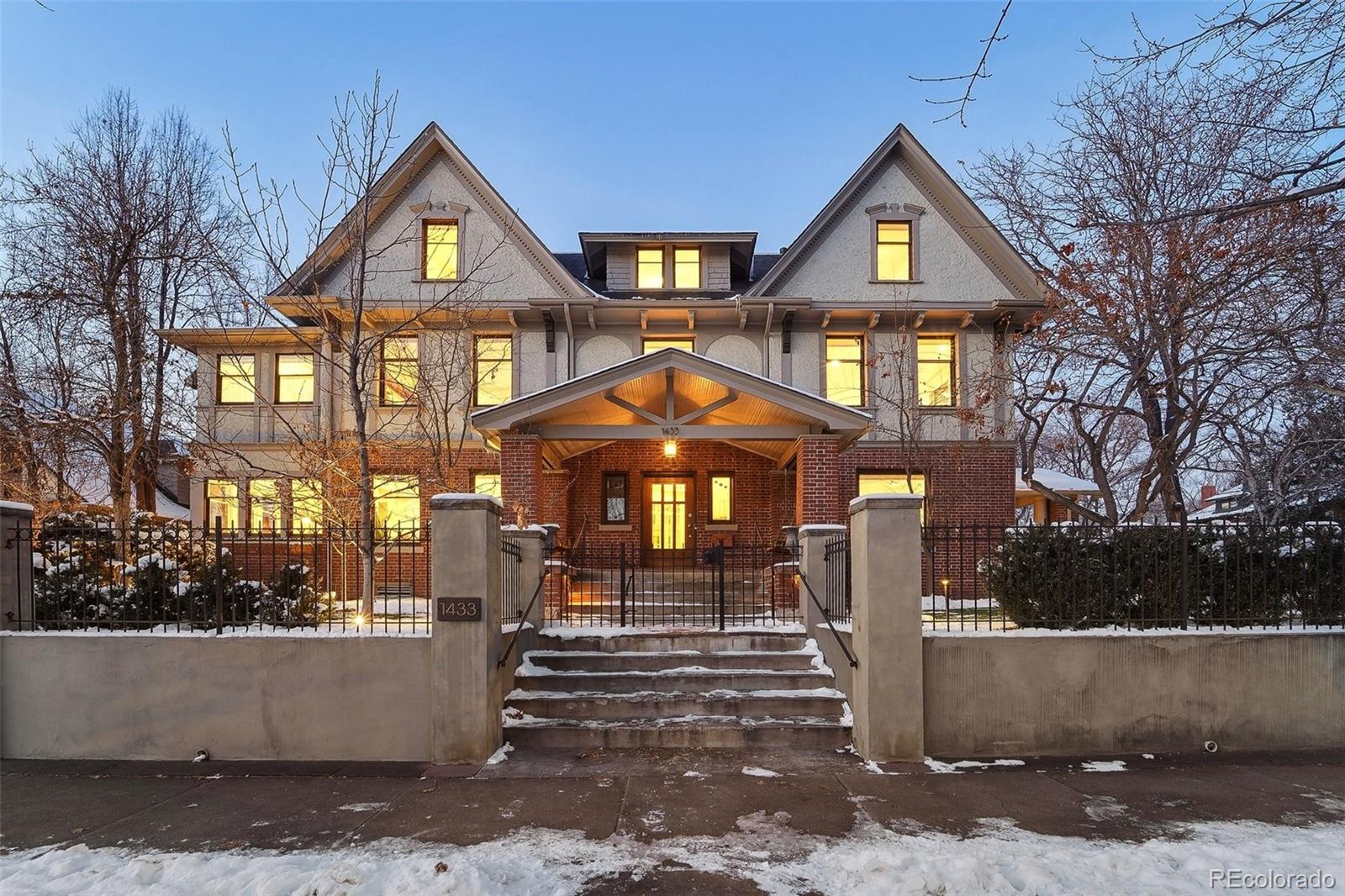 1433 E 7th Avenue, denver MLS: 3281682 Beds: 5 Baths: 4 Price: $2,875,000