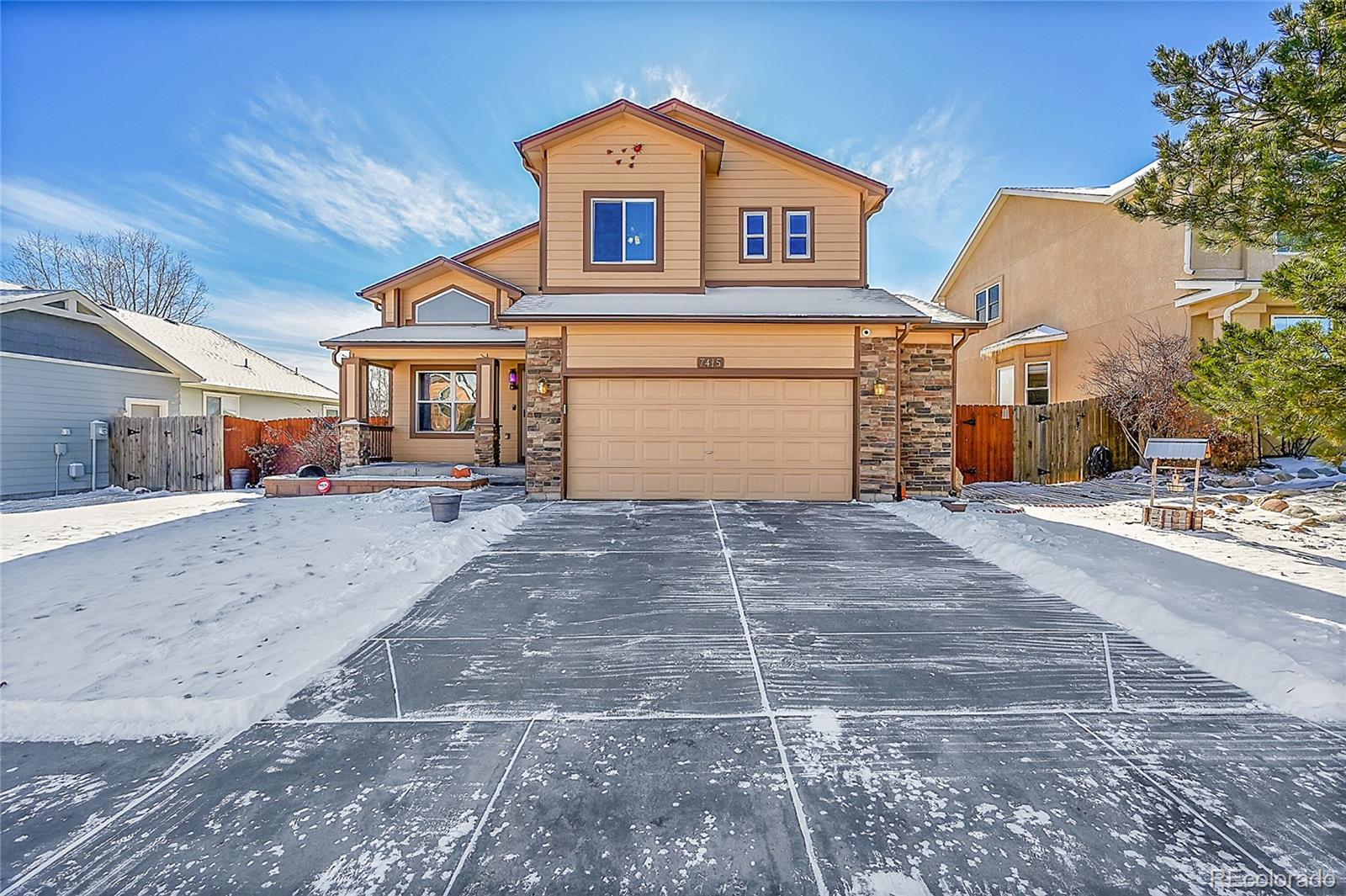 Indigo Ranch Colorado Springs Home | MLS #: 25828157415  Corsicana Drive, Colorado Springs Beds: 3 Baths: 3 Price: $499,900