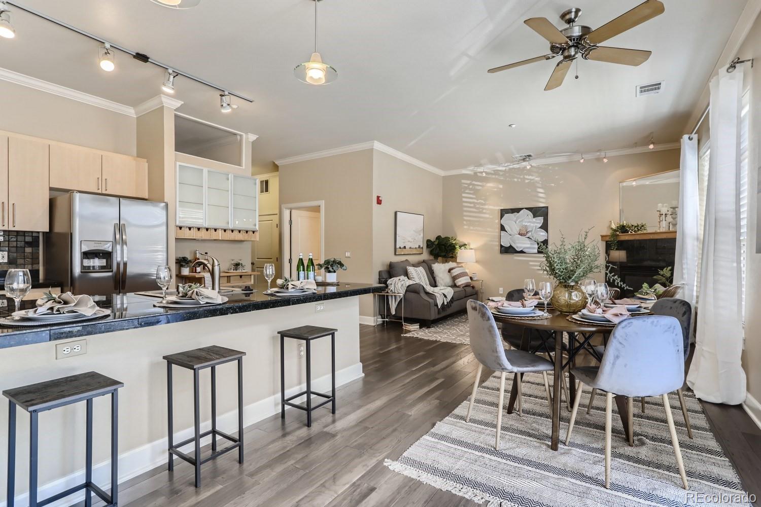 5677 S Park Place C111, Englewood  MLS: 7887369 Beds: 2 Baths: 2 Price: $425,000