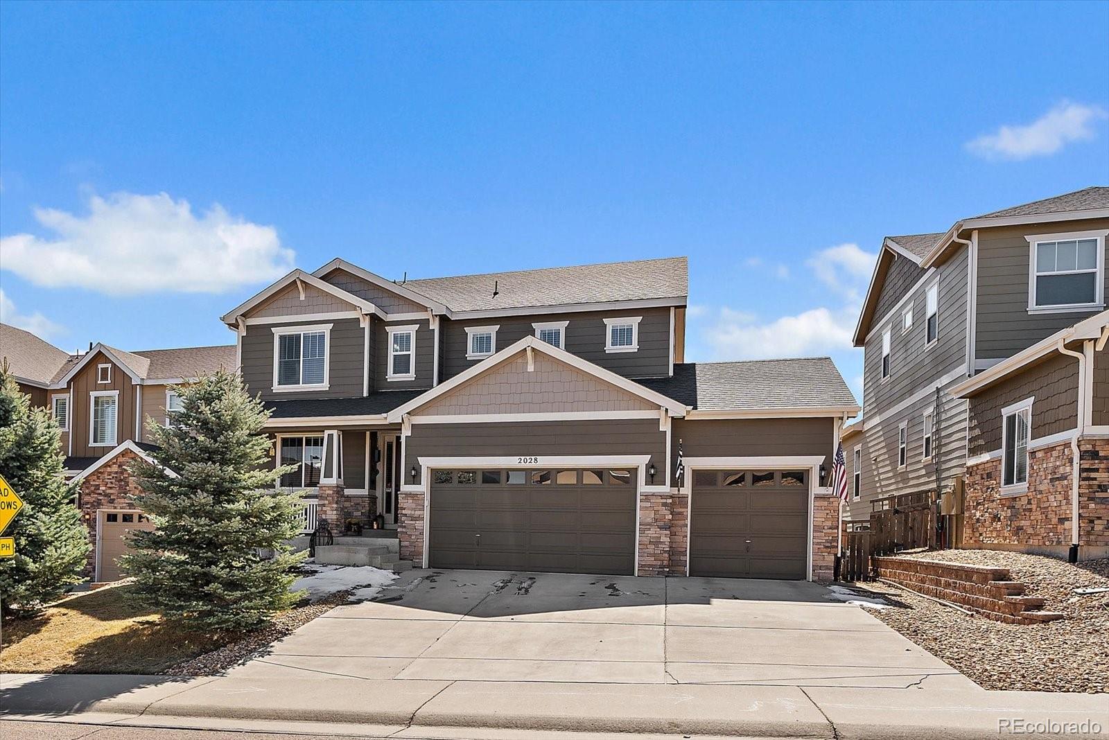 2028  Treetop Drive, castle rock MLS: 3531644 Beds: 4 Baths: 4 Price: $789,000