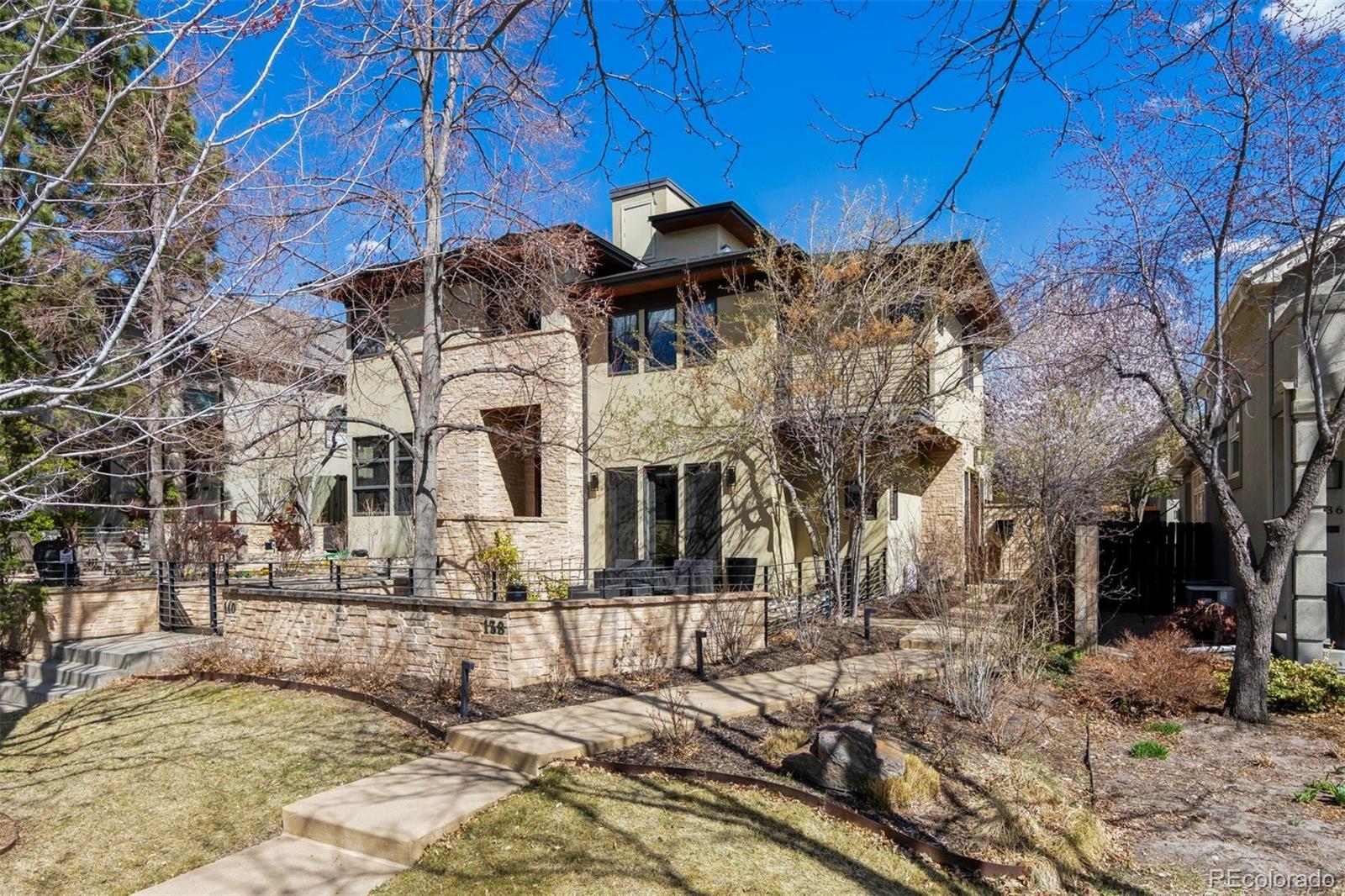 138  Monroe Street, denver MLS: 7784056 Beds: 4 Baths: 5 Price: $2,100,000
