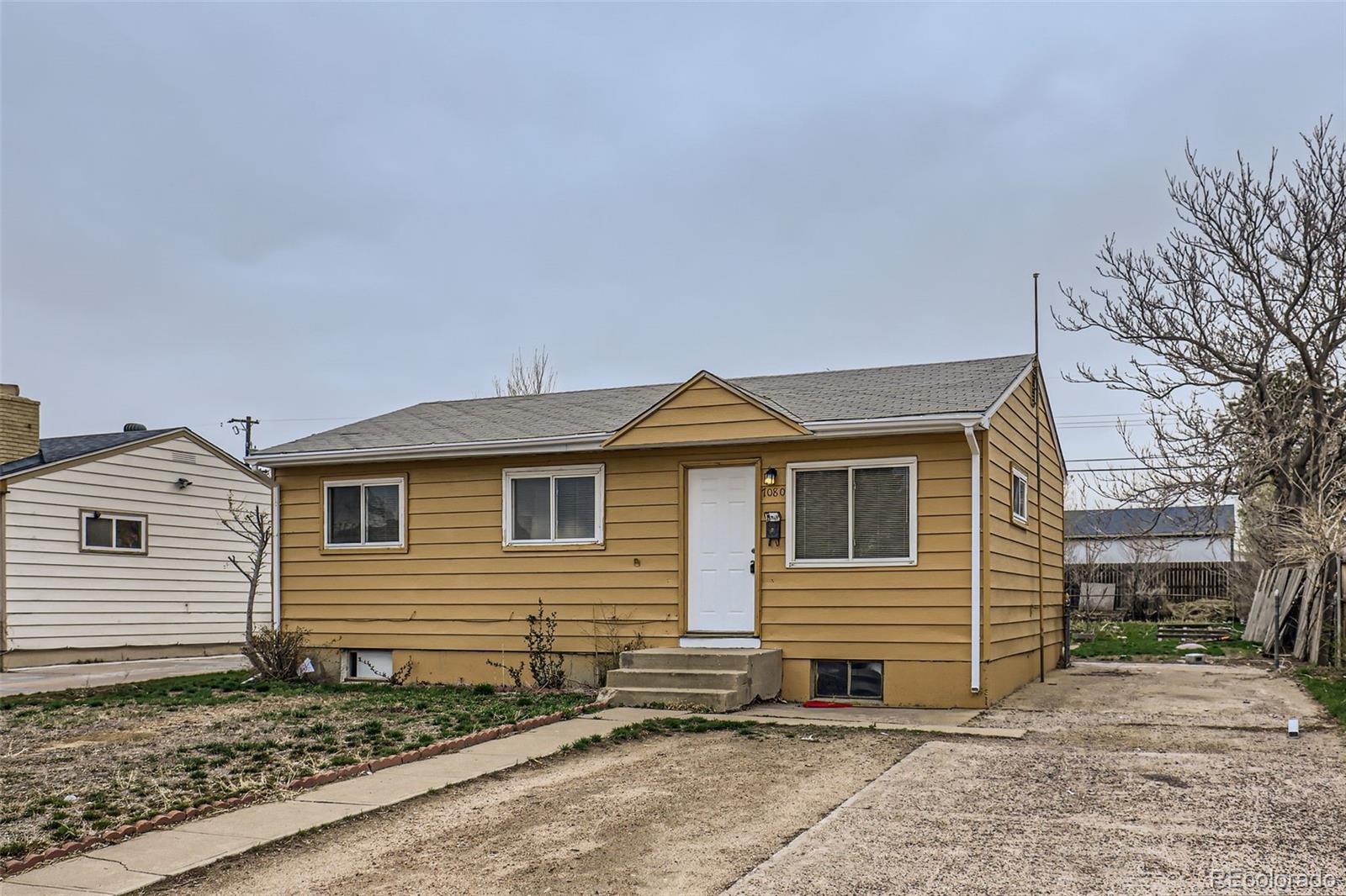 7080  Birch Street, commerce city MLS: 6944224 Beds: 4 Baths: 2 Price: $385,000