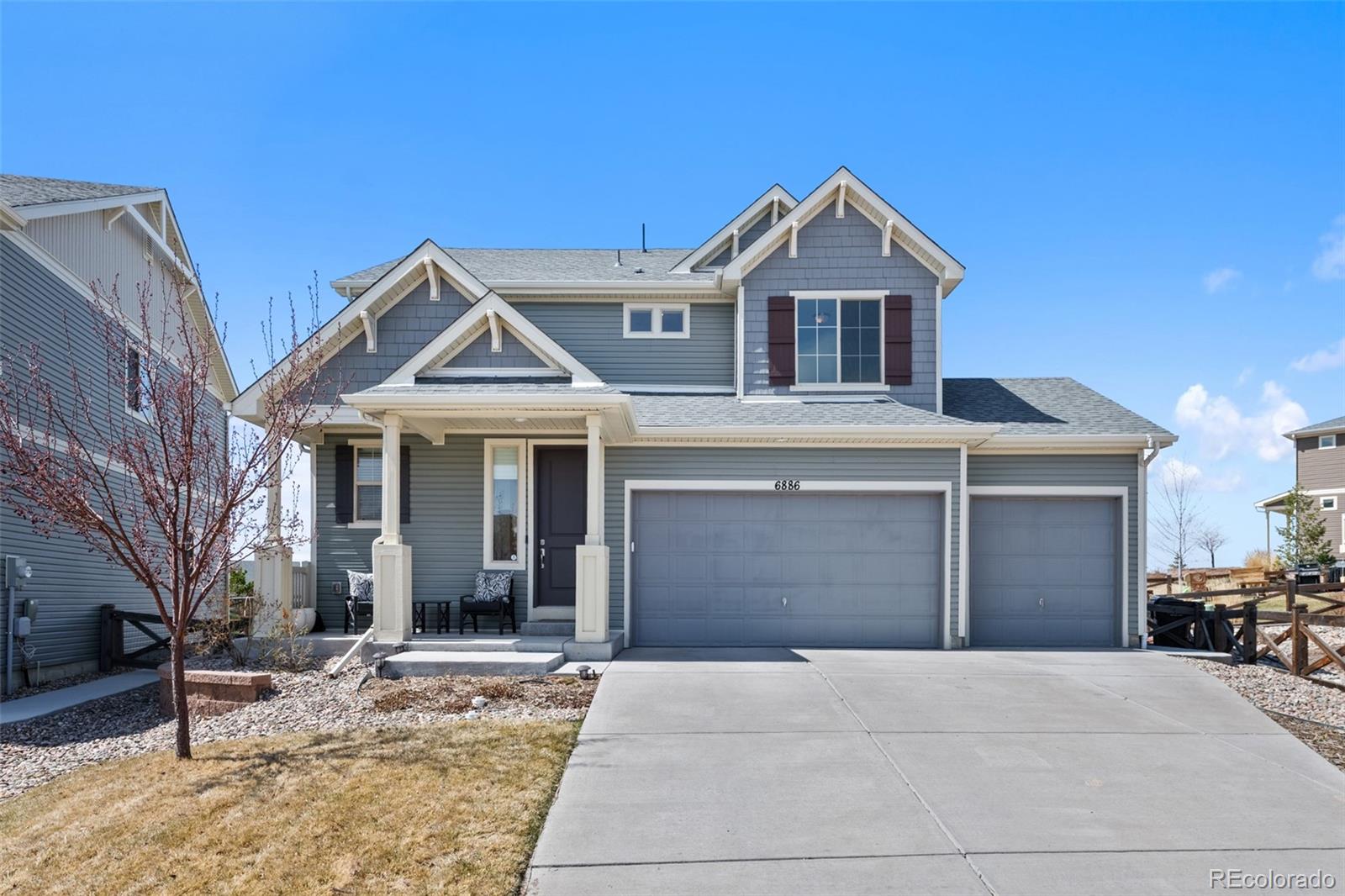 Banning Lewis Ranch Colorado Springs Home | MLS #: 56169076886  Backcountry Loop, Colorado Springs Beds: 3 Baths: 3 Price: $550,000