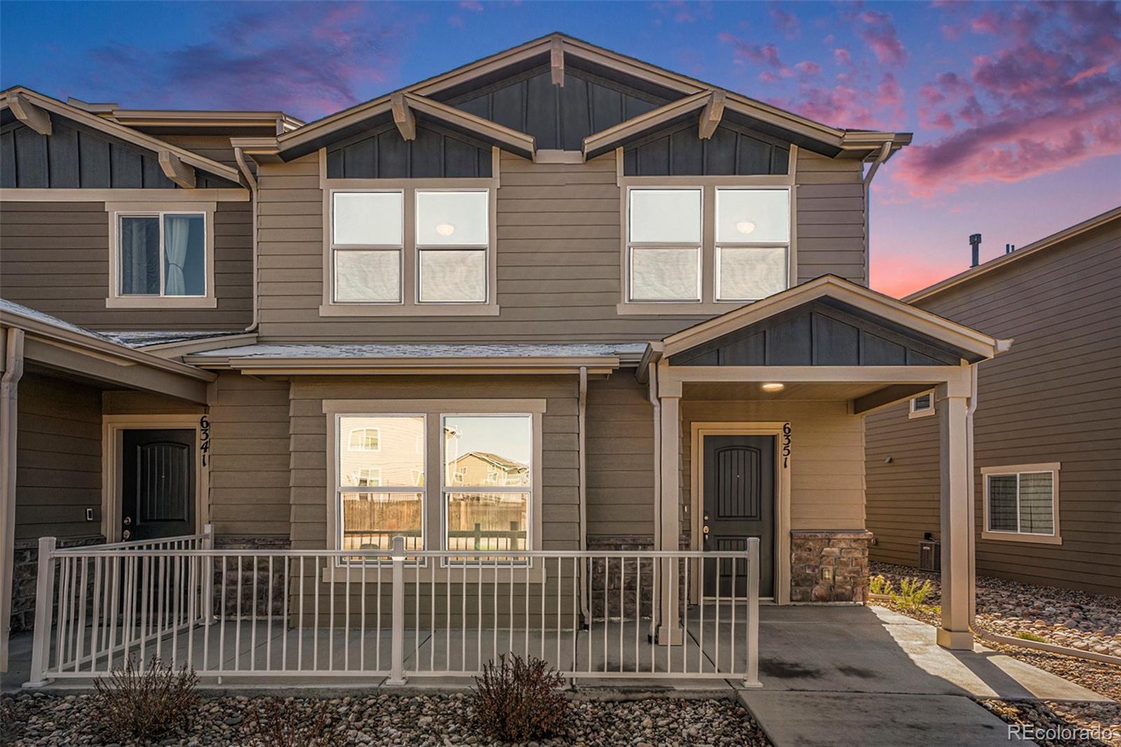 Ponderosa At Lorson Ranch Colorado Springs Home | MLS #: 46366136351  Old Glory Drive, Colorado Springs Beds: 3 Baths: 3 Price: $380,000