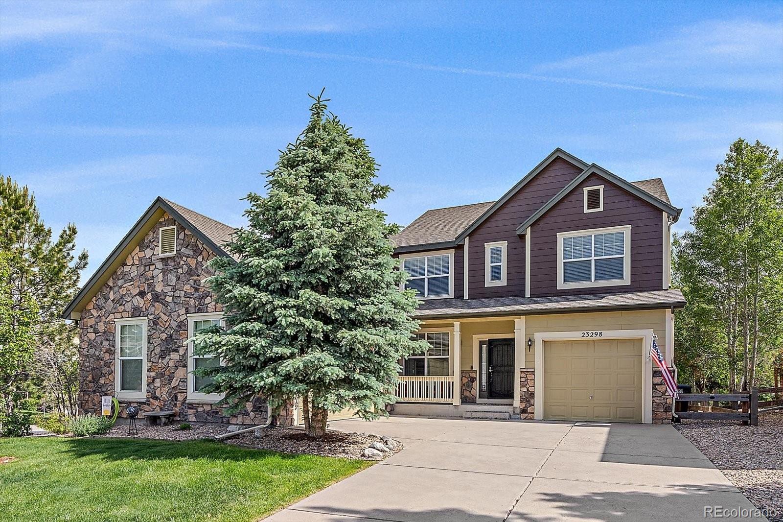 23298  Barnsley Lane, parker MLS: 9684761 Beds: 5 Baths: 5 Price: $849,900